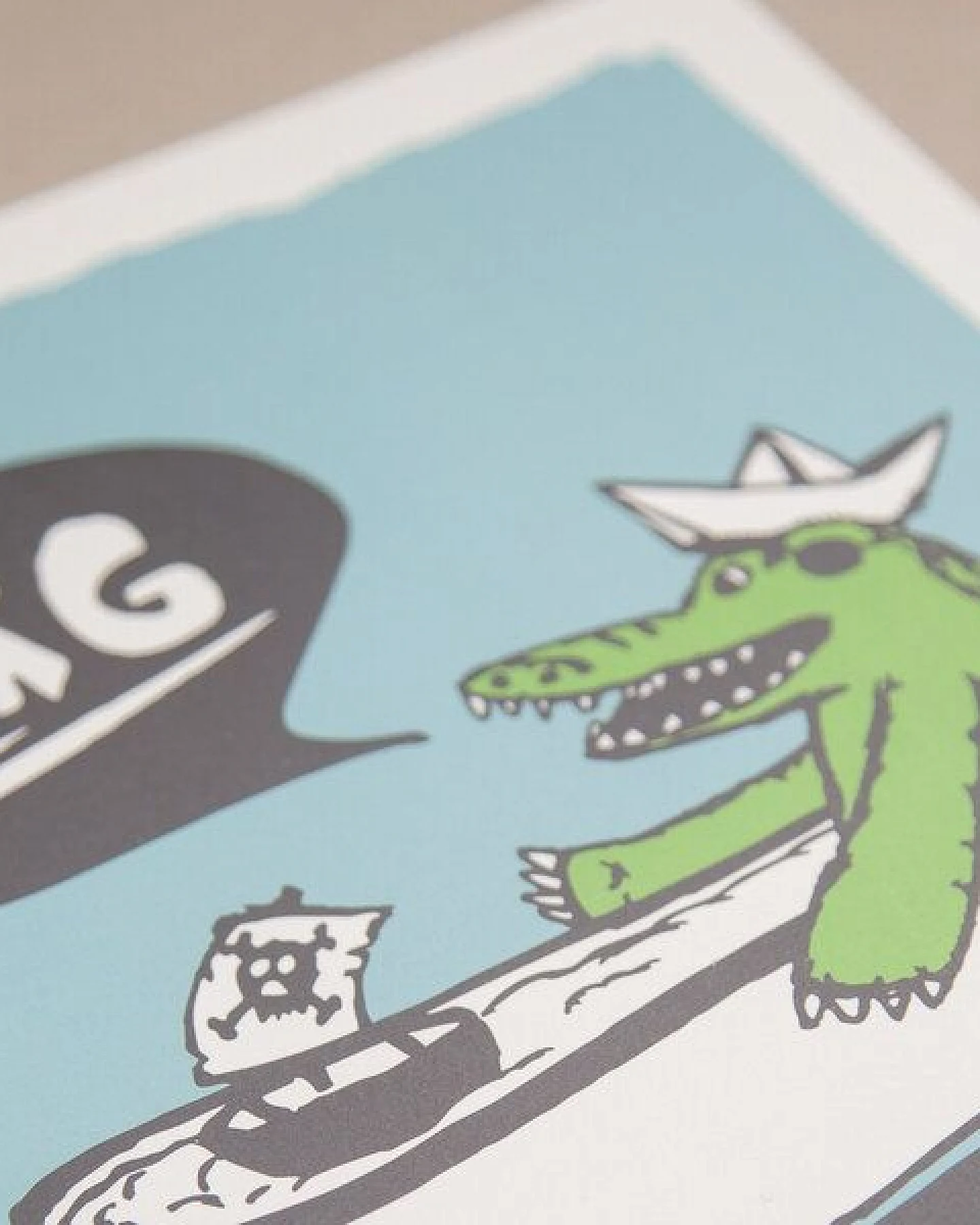päfjes Badewannen Piratengeschichten mit Kriss Kroko - AARRGG - Poster A4 – Ansicht 3