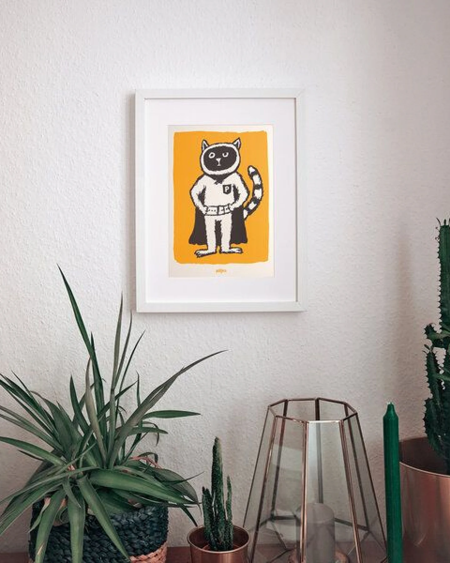 päfjes Superheld Karlo Powerkater - Poster A4 – Ansicht 2
