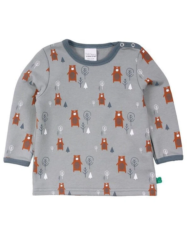 Baby Longsleeve *Bear* GOTS & Bio- Baumwolle