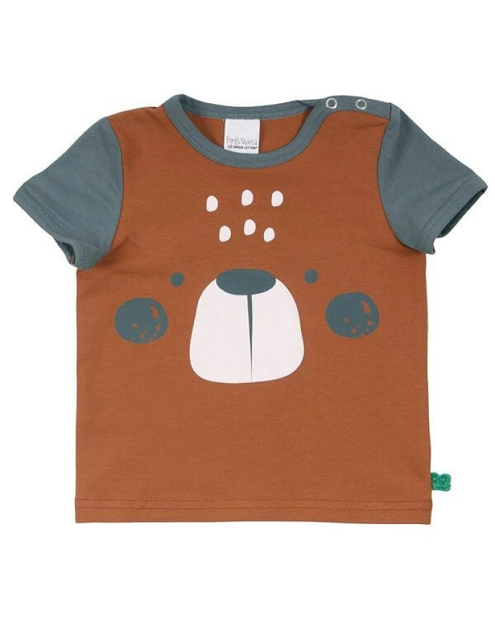 Baby T- Shirt *Bear* GOTS & Bio- Baumwolle