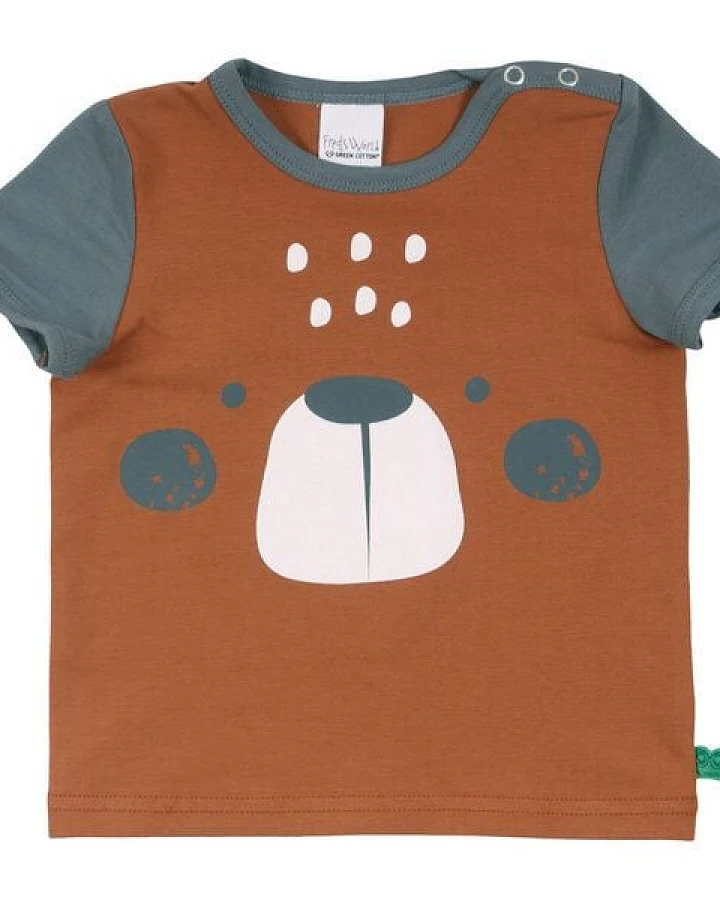 Baby T- Shirt *Bear* GOTS & Bio- Baumwolle
