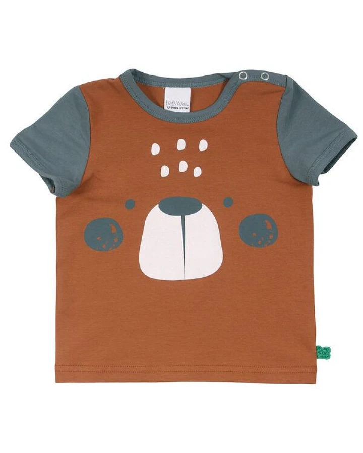Baby T- Shirt *Bear* GOTS & Bio- Baumwolle