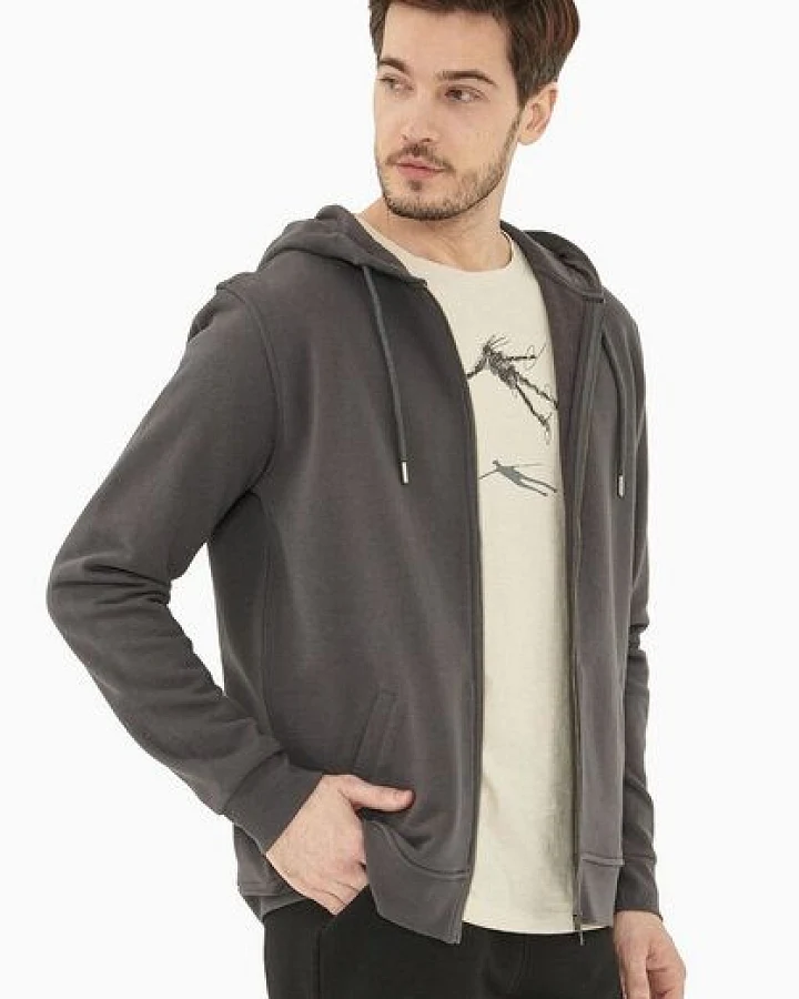 ORGANICATION Sweatjacke aus Bio-Baumwolle
