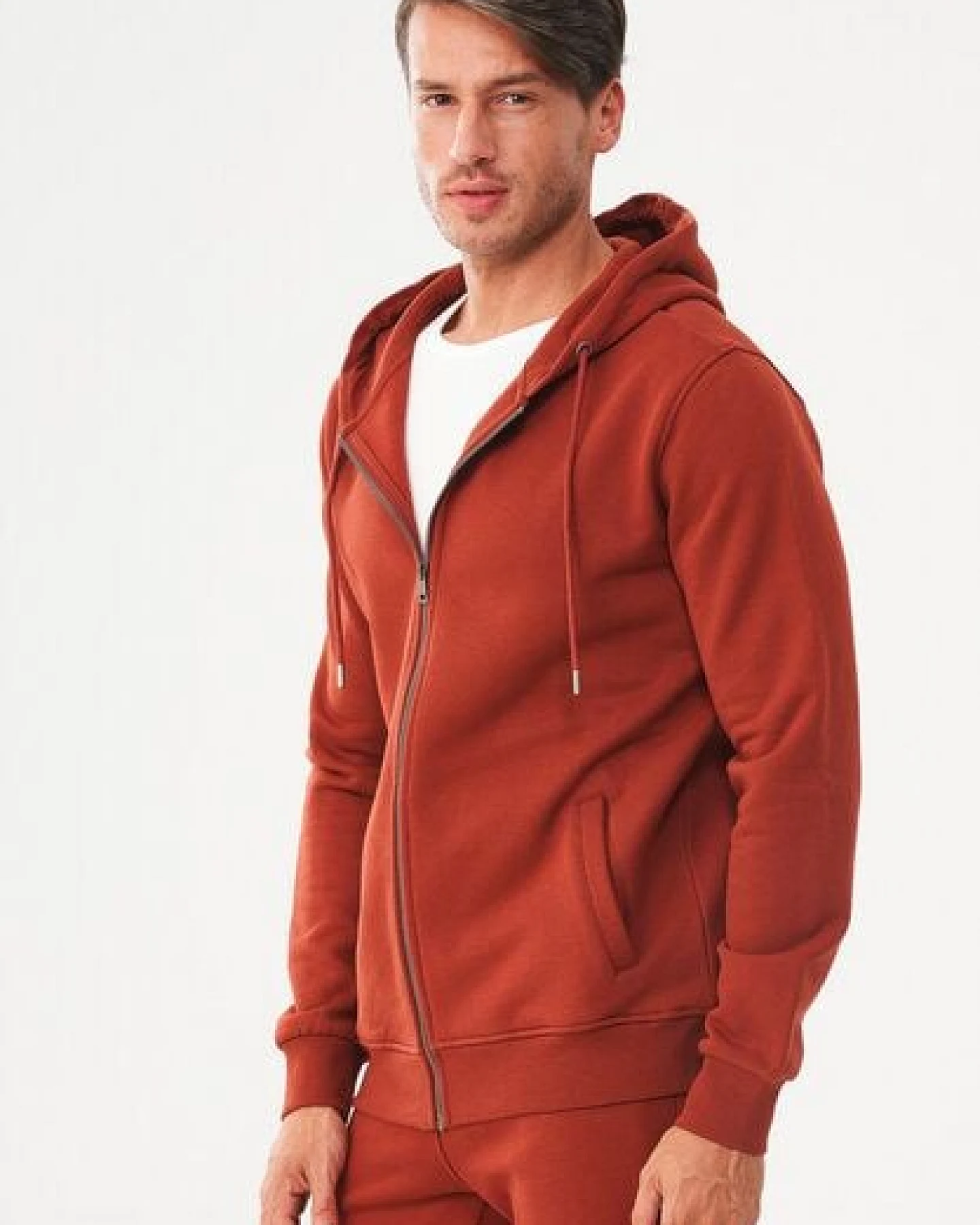 ORGANICATION Sweatjacke aus Bio-Baumwolle – Ansicht 4