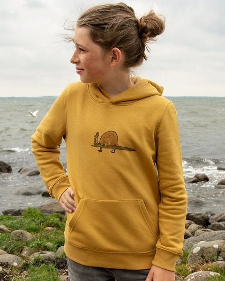 Cmig Kinder Hoodie Schnigel in ochre
