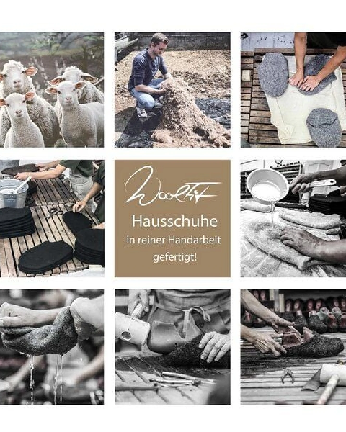WoolFit Hausschuhe 'Taiga' mit Naturgummisohle, 100% Wolle – Ansicht 4