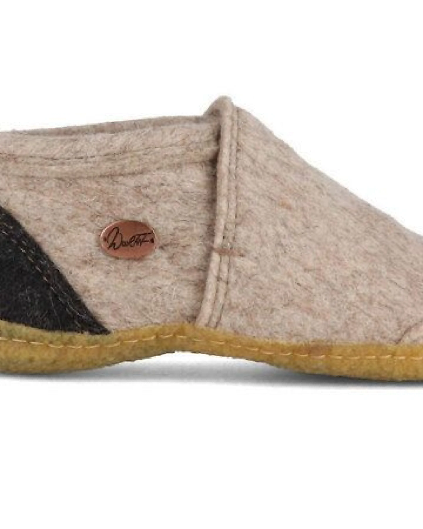 WoolFit Hausschuhe 'Taiga' mit Naturgummisohle, 100% Wolle – Ansicht 3