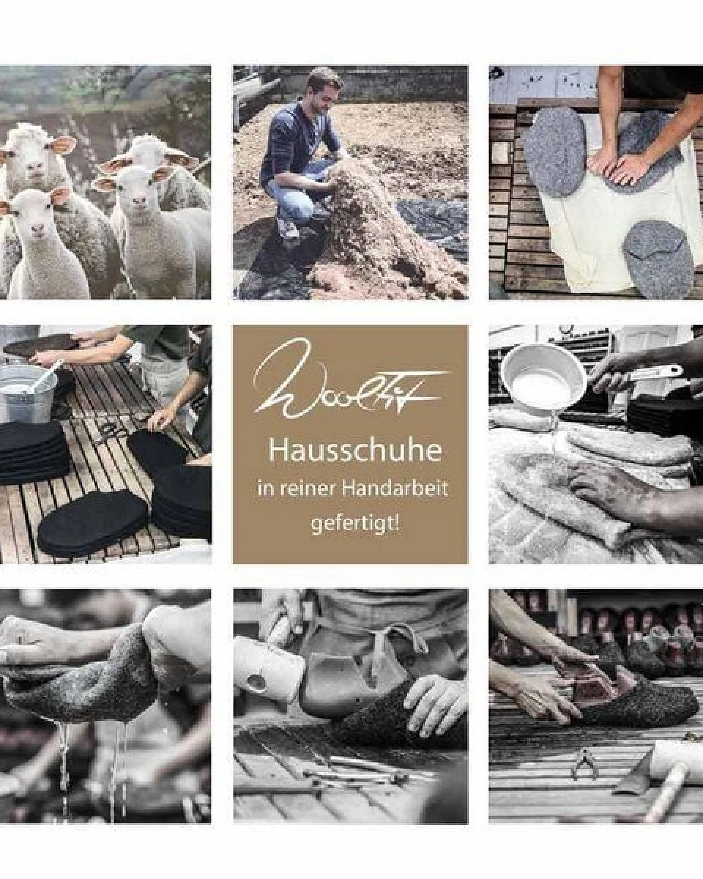 WoolFit Hausschuhe 'Taiga' mit Naturgummisohle, 100% Wolle – Ansicht 4