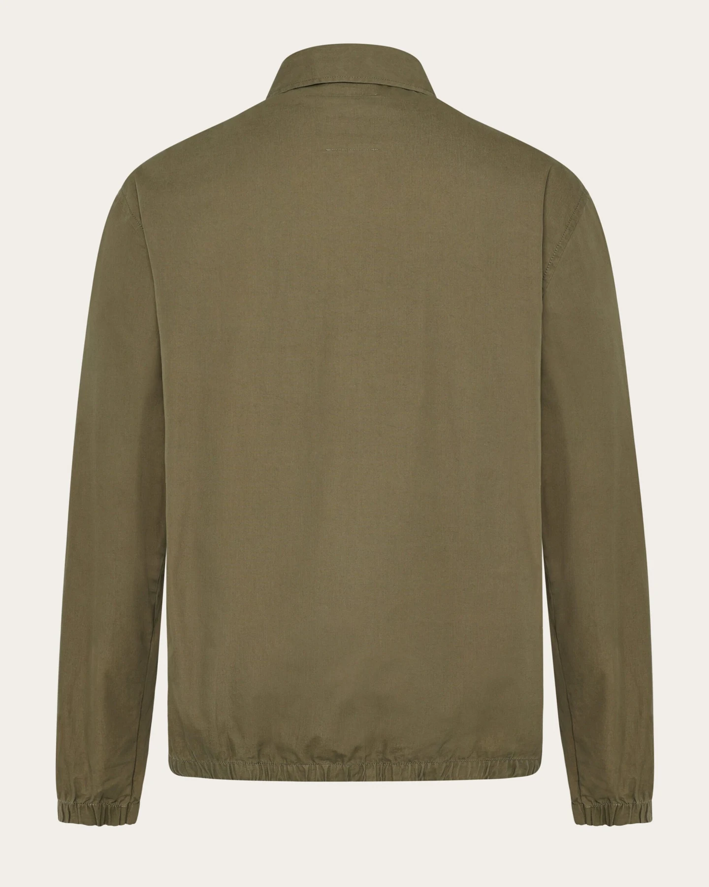 KnowledgeCotton Apparel Herren vegan Jacke Leichte Popeline Gebrannte Olive – Ansicht 2