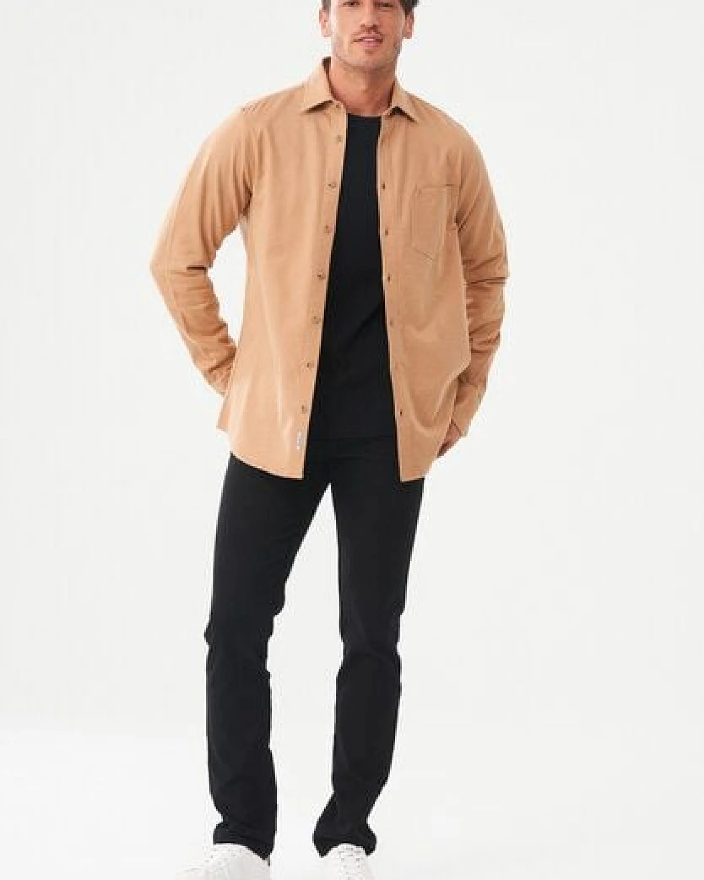 ORGANICATION Brushed Twill Hemd aus Bio-Baumwolle – Ansicht 2
