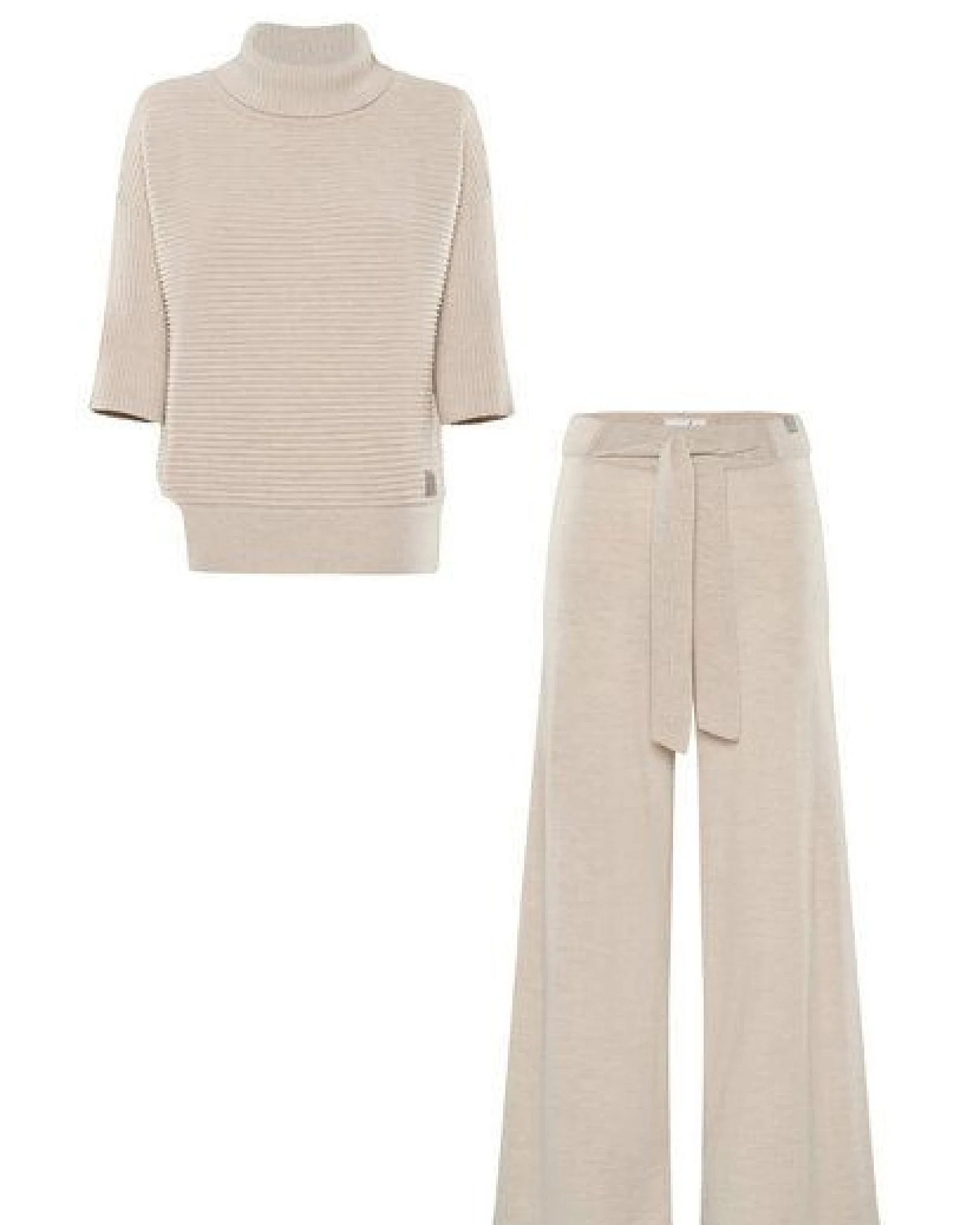 YOU LOOK PERFECT Merino Loungewear Set "Rollkragenpullover Bailey & Strickhose Bailey" – Ansicht 3
