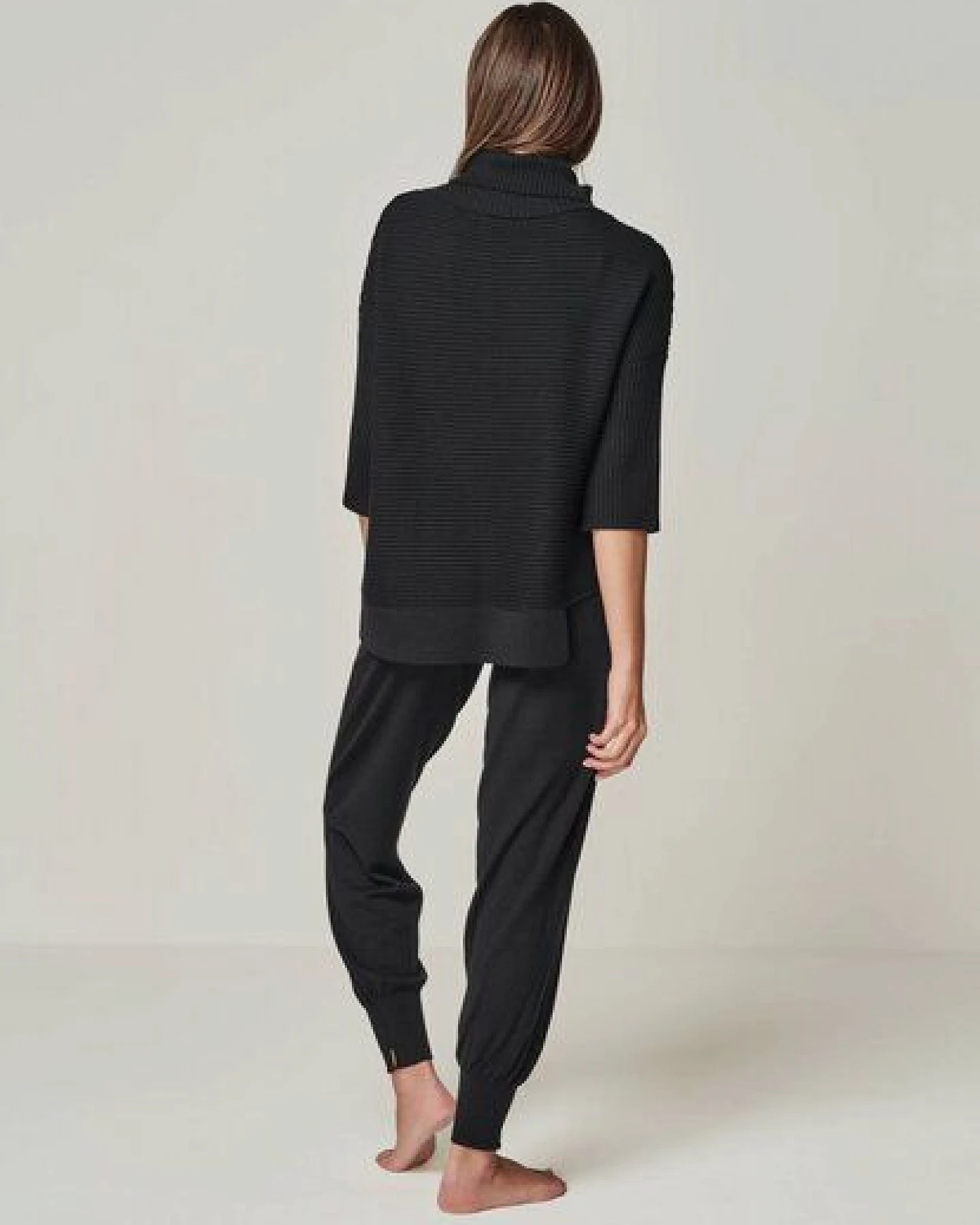 YOU LOOK PERFECT Merino Loungewear Set "Rollkragenpullover Bailey & Strickhose Bella" – Ansicht 4
