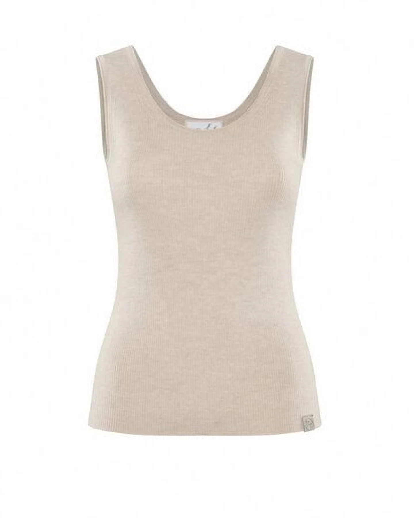 YOU LOOK PERFECT 100% Merino Rippen-Stricktop "Blossom" – Ansicht 3