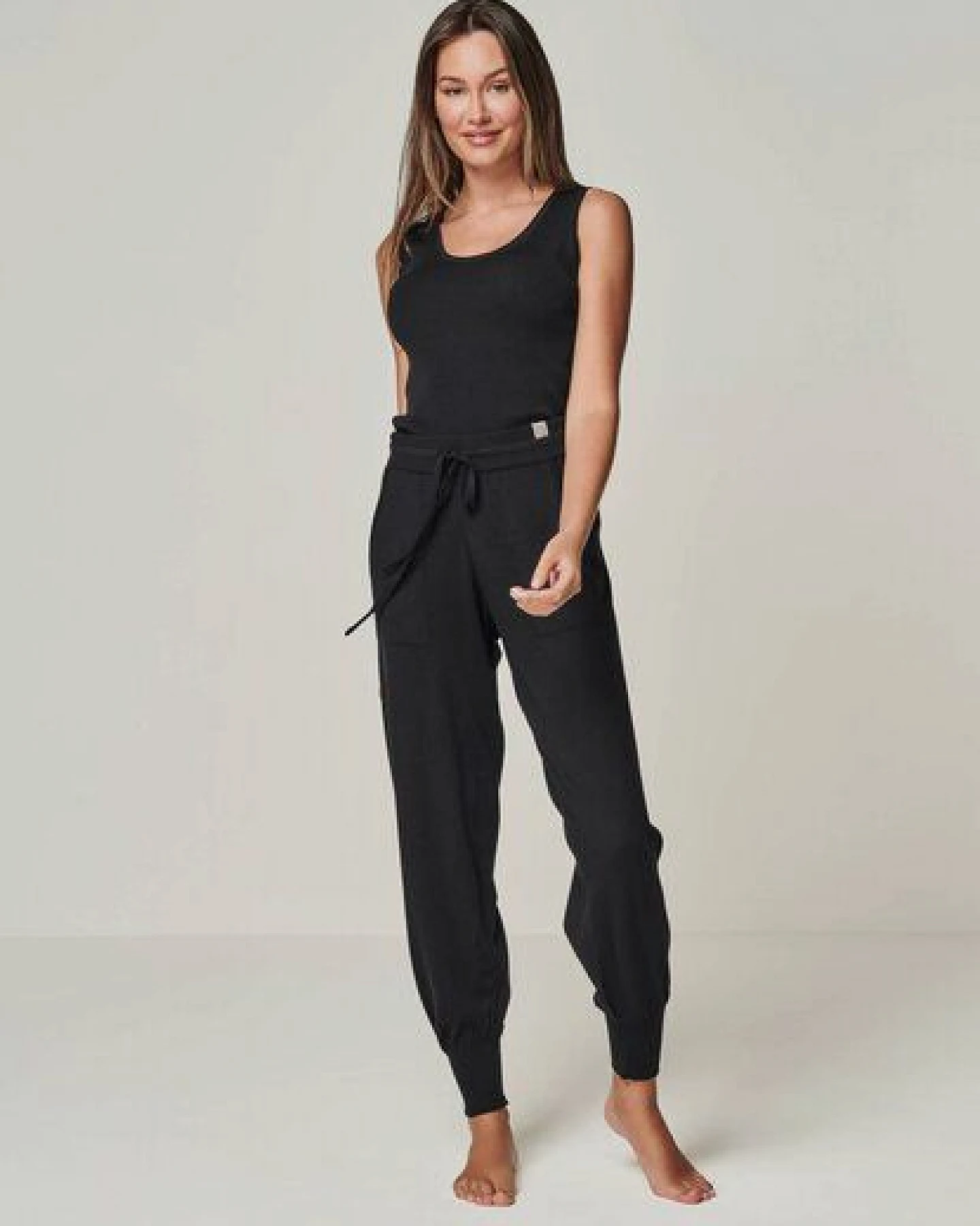 YOU LOOK PERFECT 100% Merino Jogging-Strickhose mit Taschen "Bella" – Ansicht 4