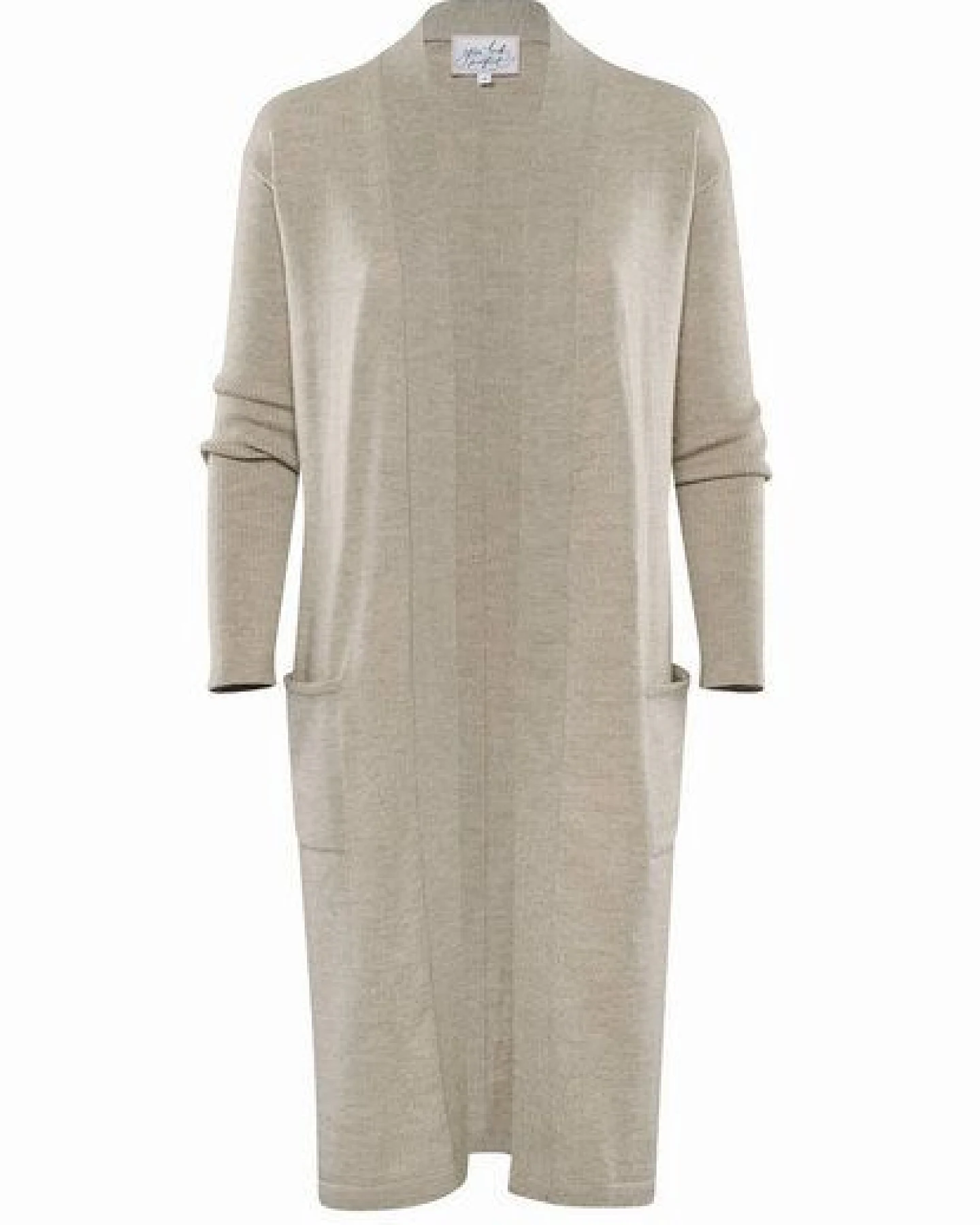 YOU LOOK PERFECT 100% Merino langer Cardigan mit Taschen "Blossom" – Ansicht 3