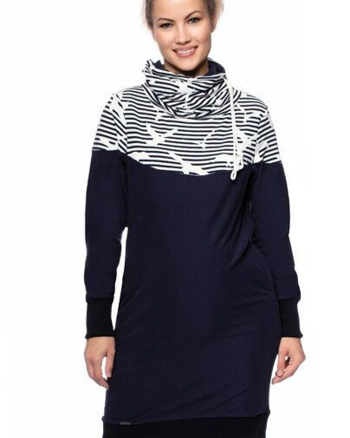 Milchshake HANIA gemütliches Sweat Umstands- und Stillkleid