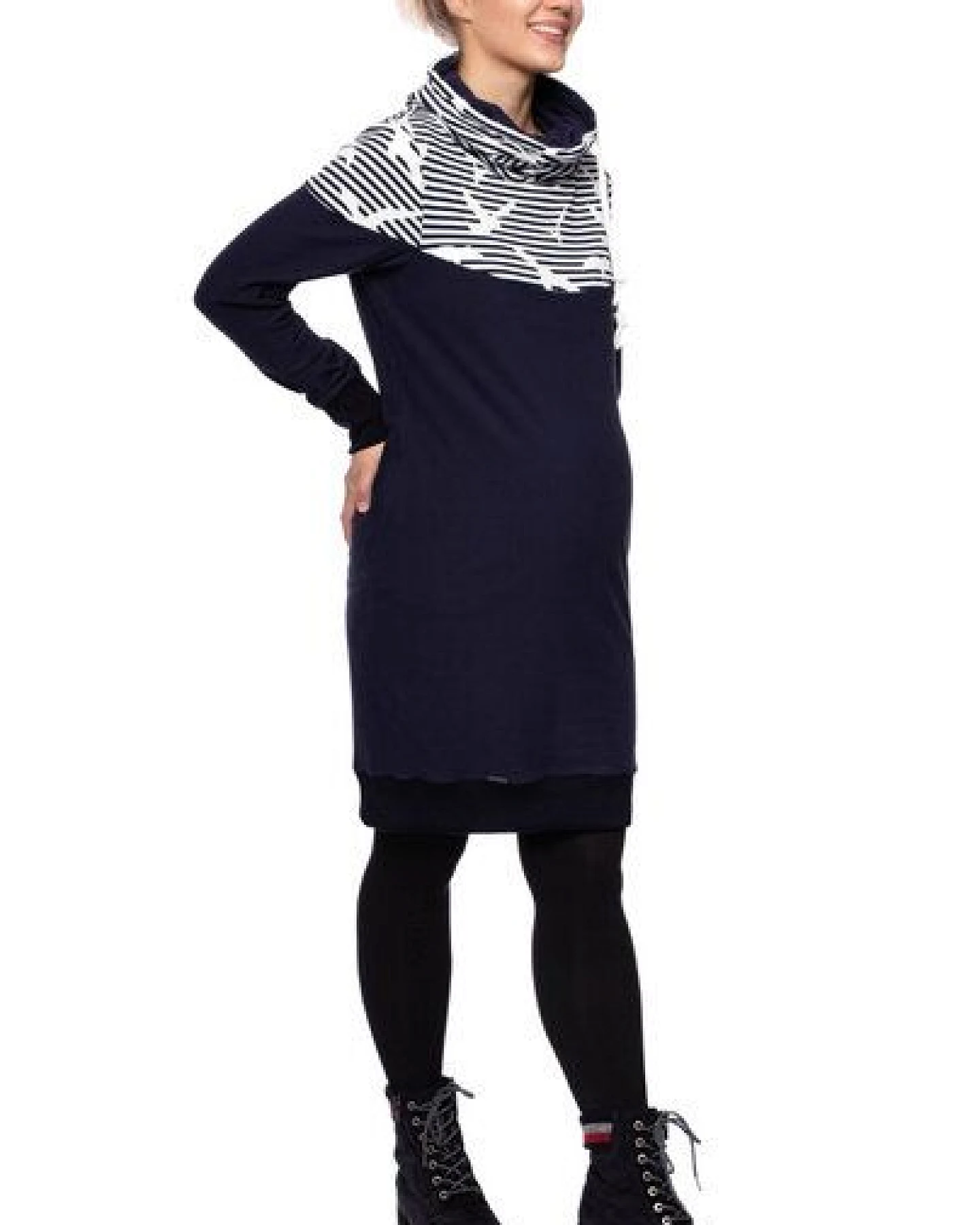 Milchshake HANIA gemütliches Sweat Umstands- und Stillkleid – Ansicht 4