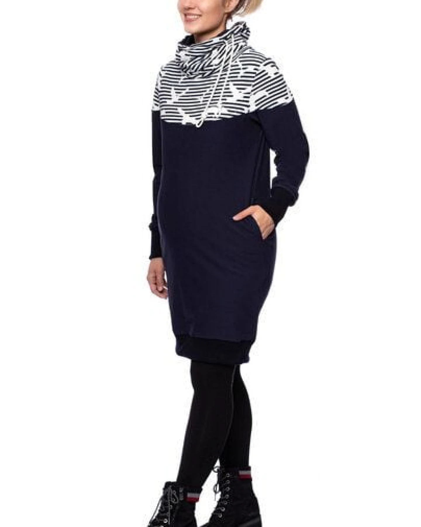 Milchshake HANIA gemütliches Sweat Umstands- und Stillkleid – Ansicht 3