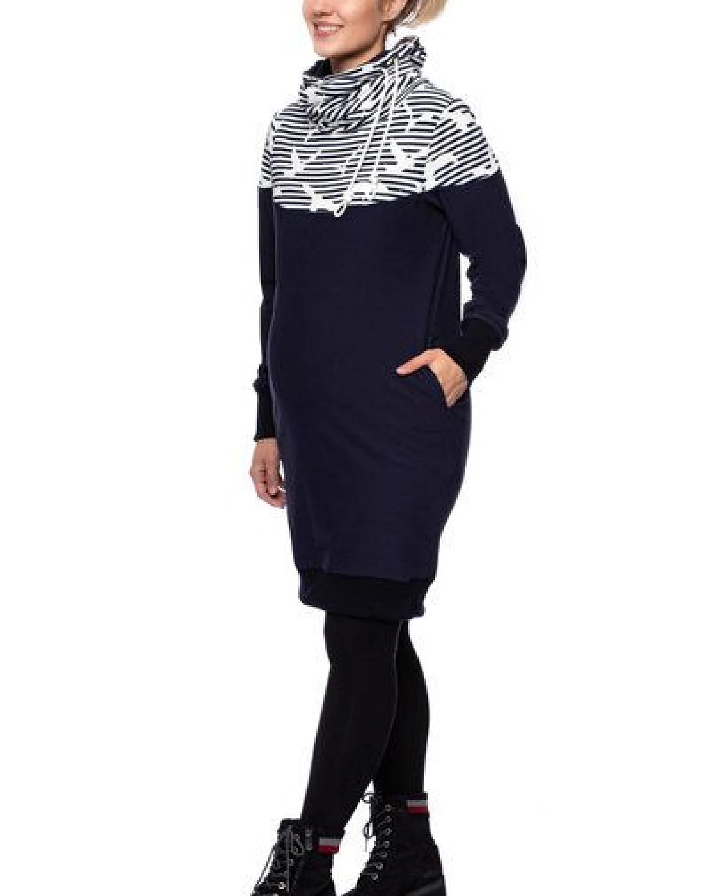 Milchshake HANIA gemütliches Sweat Umstands- und Stillkleid – Ansicht 3