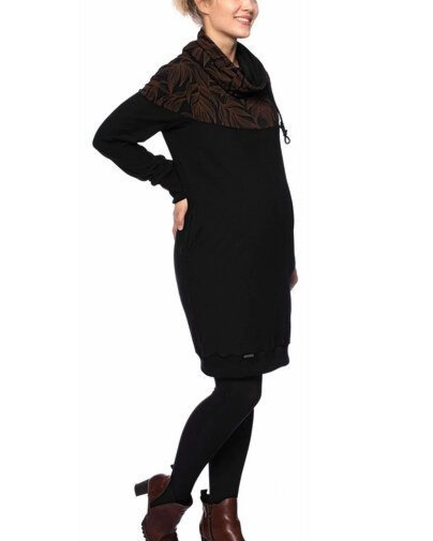 Milchshake HANIA gemütliches Sweat Umstands- und Stillkleid – Ansicht 2