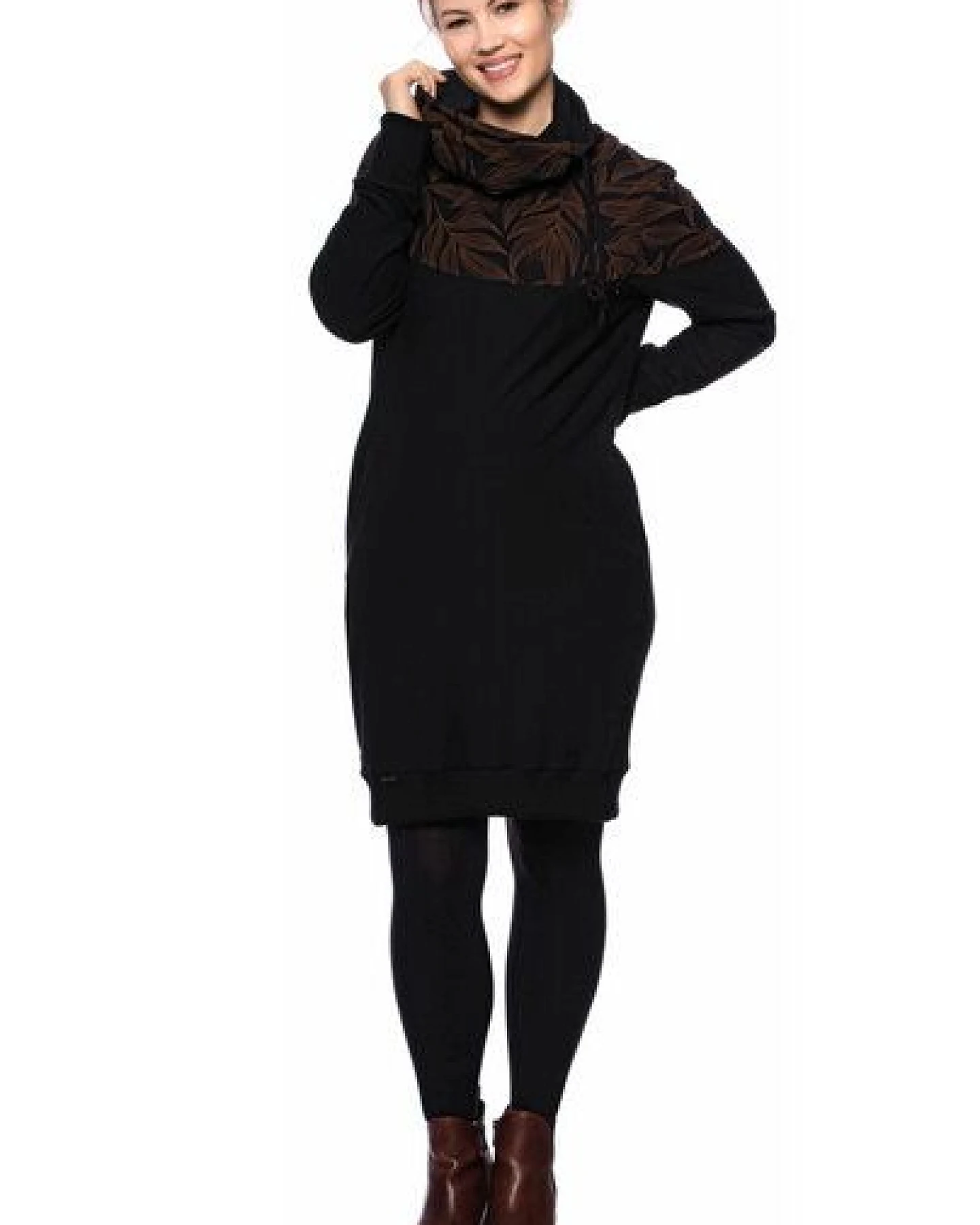 Milchshake HANIA gemütliches Sweat Umstands- und Stillkleid – Ansicht 3