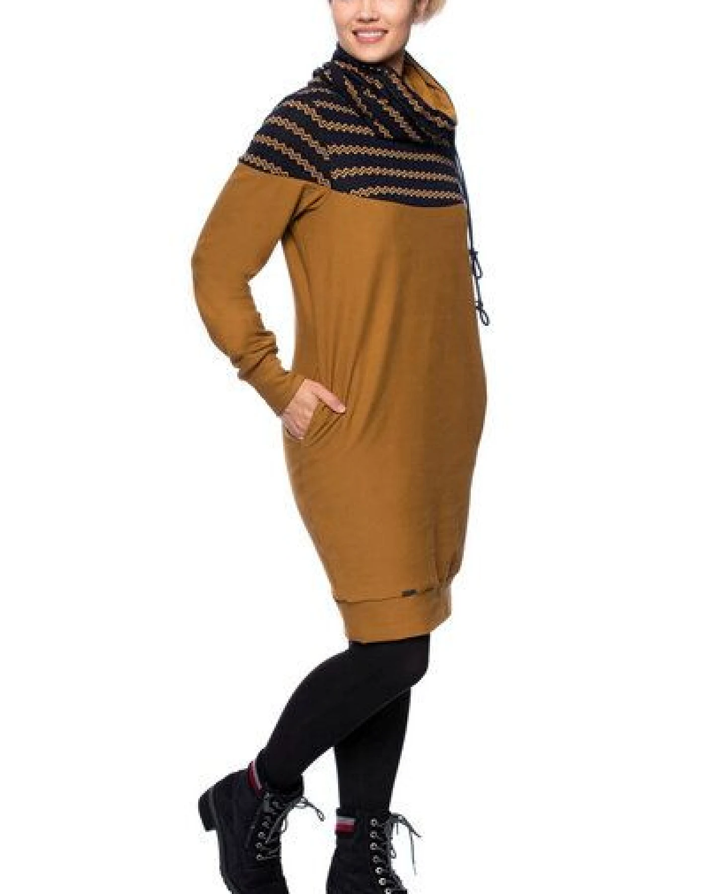 Milchshake HANIA gemütliches Sweat Umstands- und Stillkleid – Ansicht 4