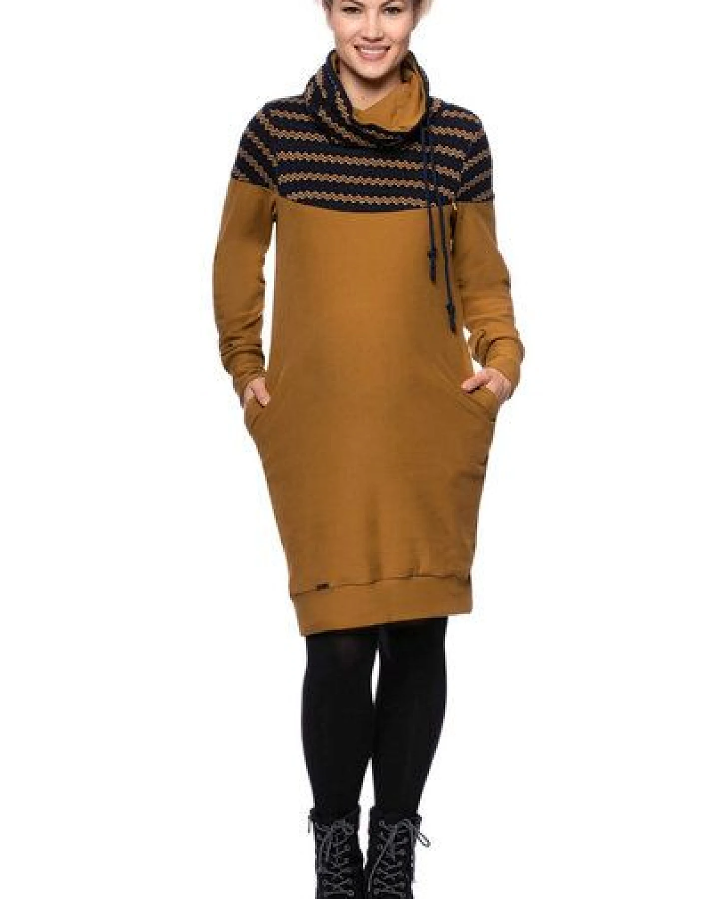 Milchshake HANIA gemütliches Sweat Umstands- und Stillkleid – Ansicht 3