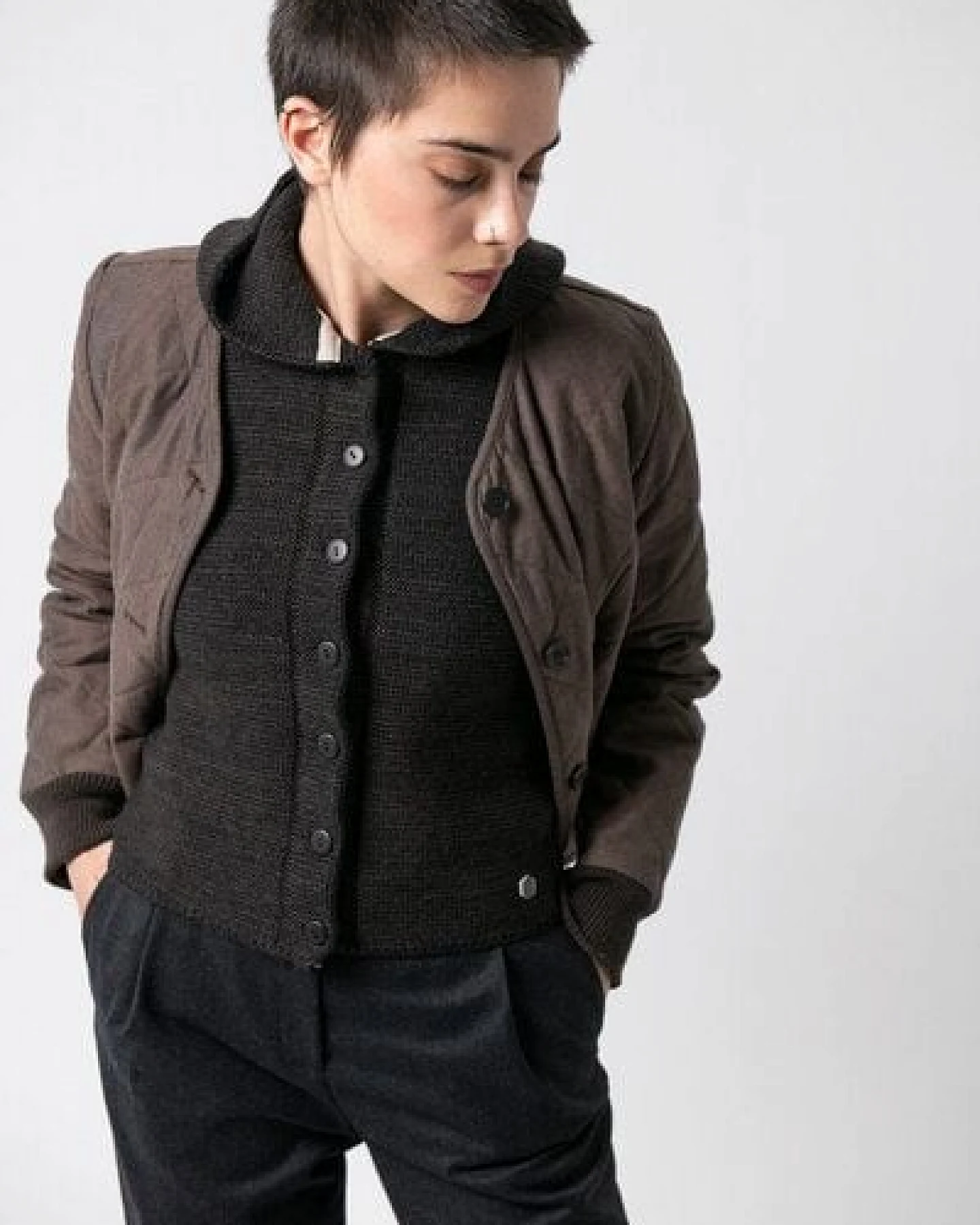 Grenz/gang Damen Steppjacke Anja aus Bio-Baumwolle und Wolle (kbA) – Ansicht 3