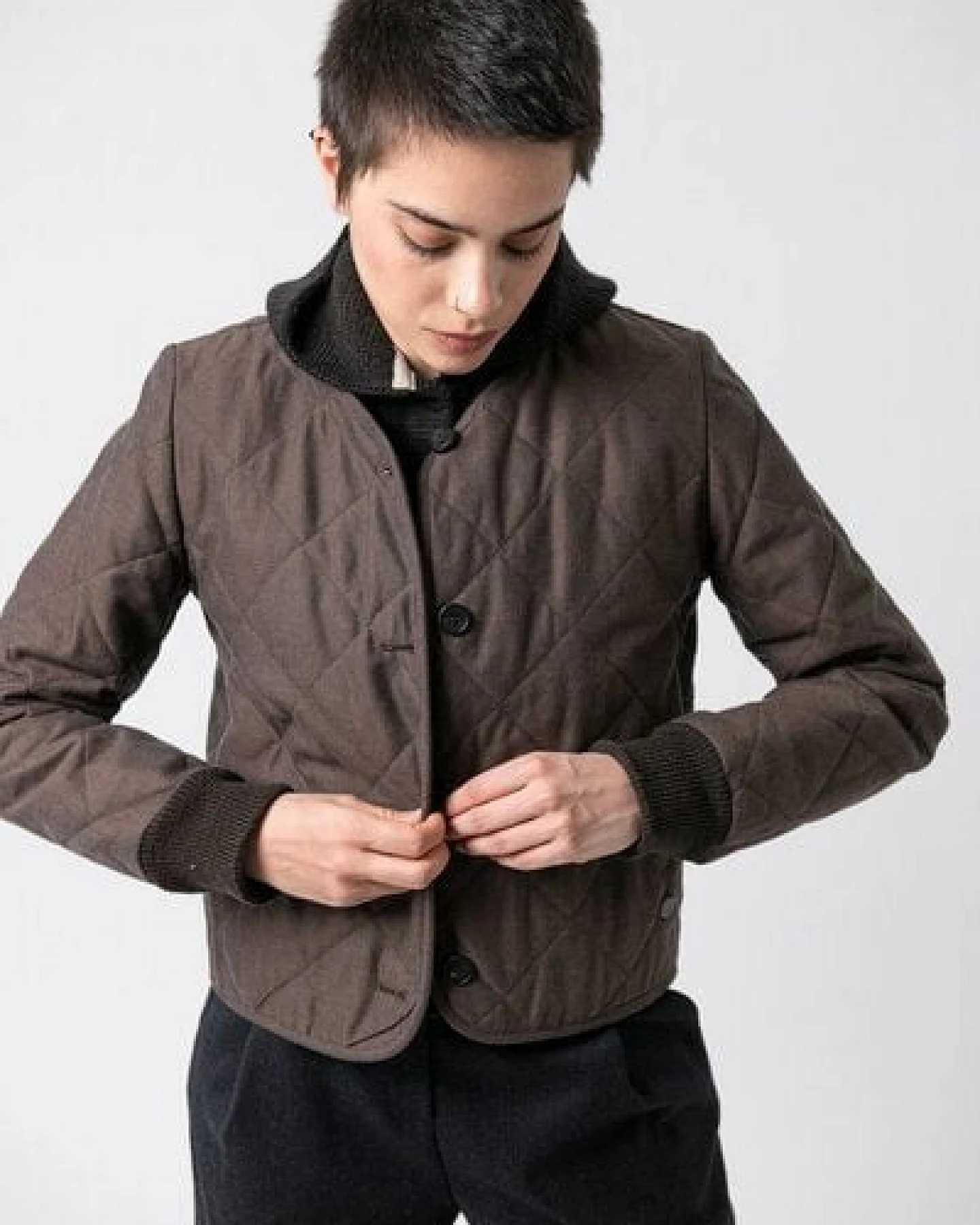 Grenz/gang Damen Steppjacke Anja aus Bio-Baumwolle und Wolle (kbA) – Ansicht 4