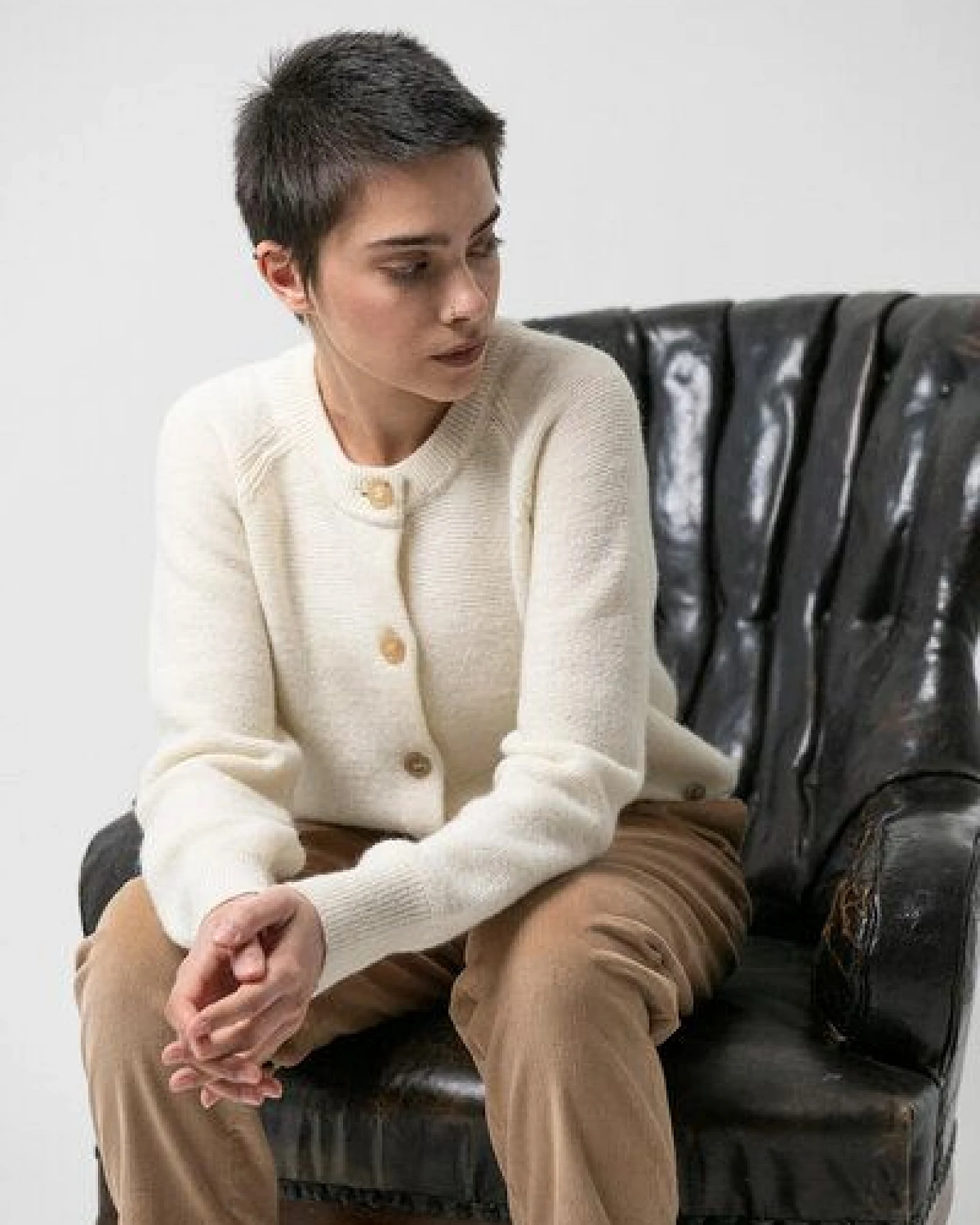 Grenz/gang Strickcardigan Eleonora aus Wolle (kbT) – Ansicht 3