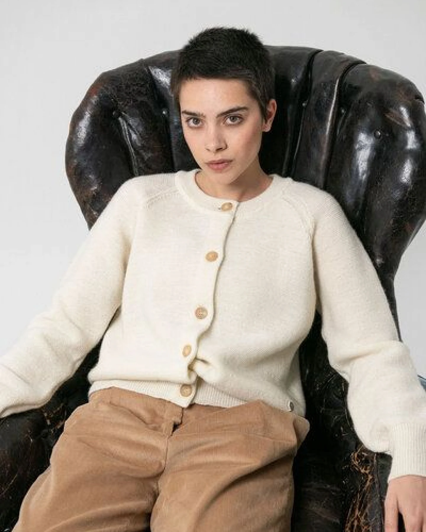 Grenz/gang Strickcardigan Eleonora aus Wolle (kbT) – Ansicht 4