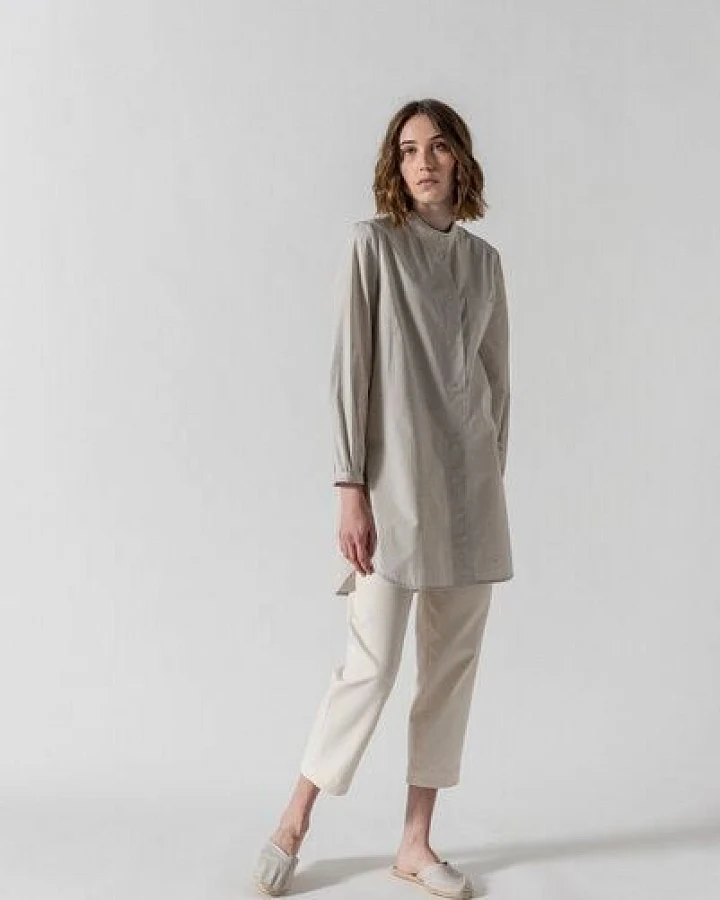 Grenz/gang Damen Hemdbluse Caro aus Biobaumwolle (kbA)