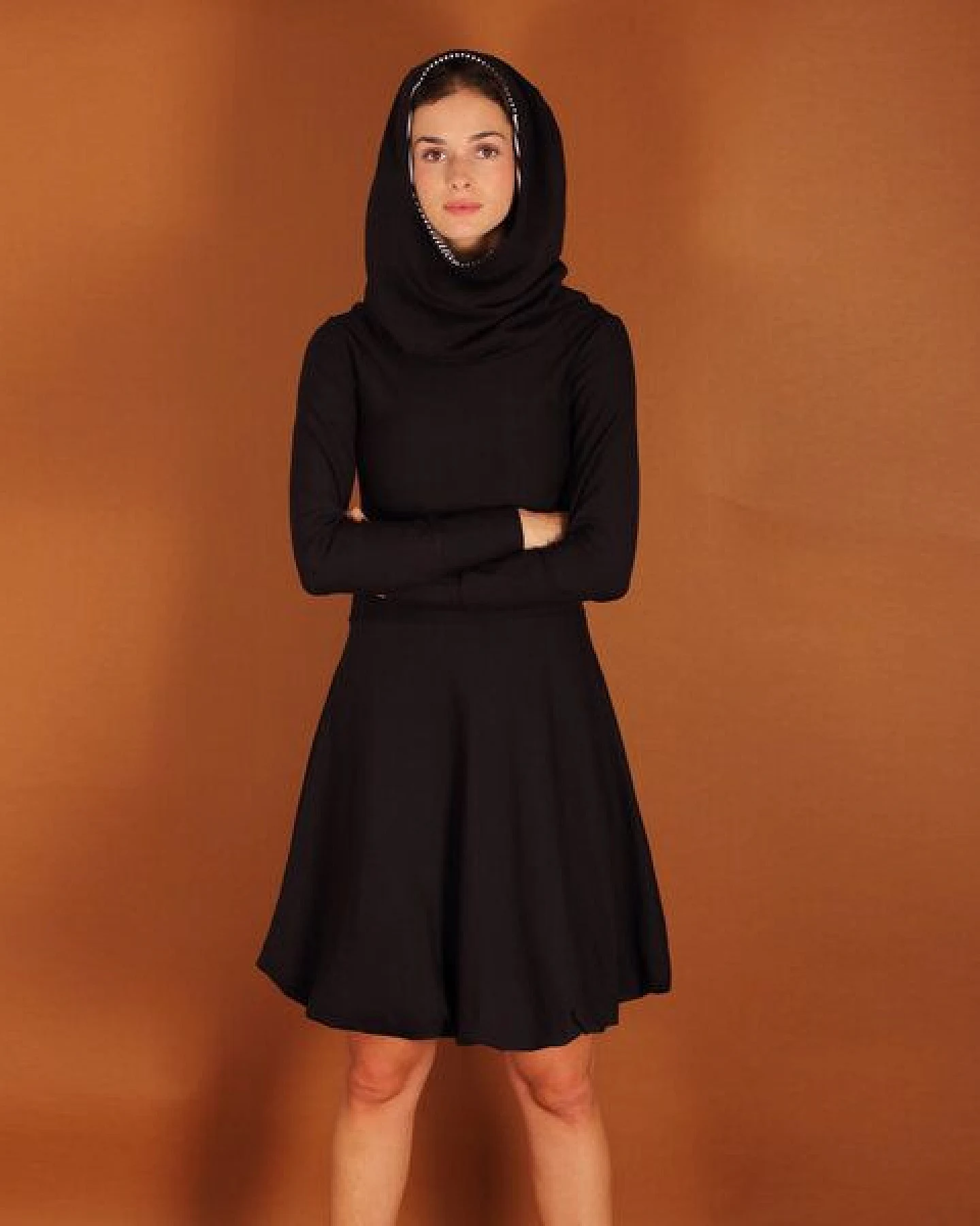 ManduTrap Ballonkleid aus Bio-Baumwolle kbA mit Kapuze/Hoodie – Ansicht 2