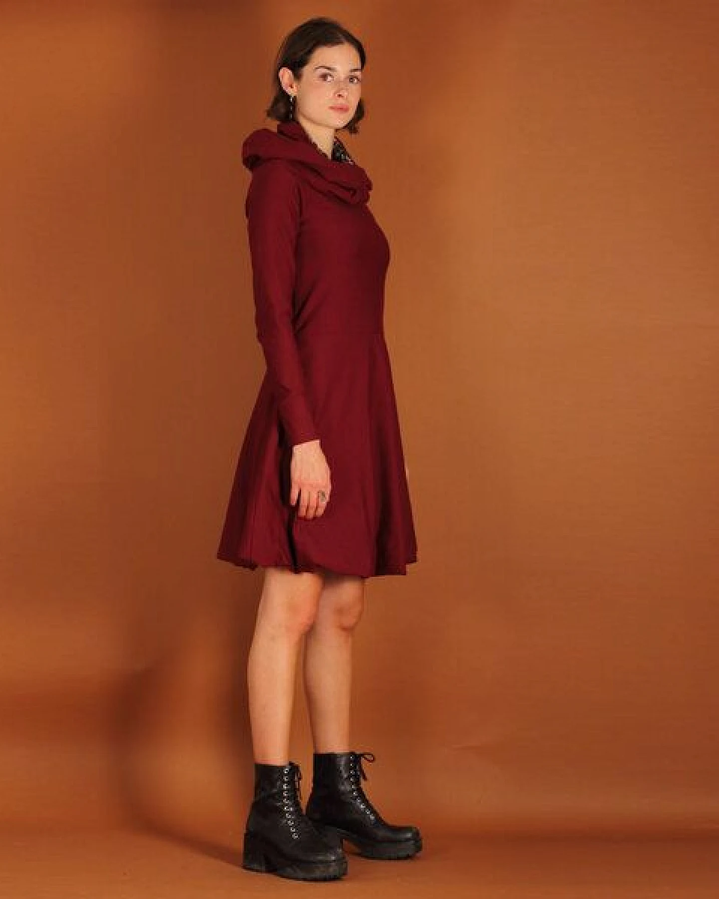 ManduTrap Ballonkleid aus Bio-Baumwolle kbA mit Kapuze/Hoodie – Ansicht 4