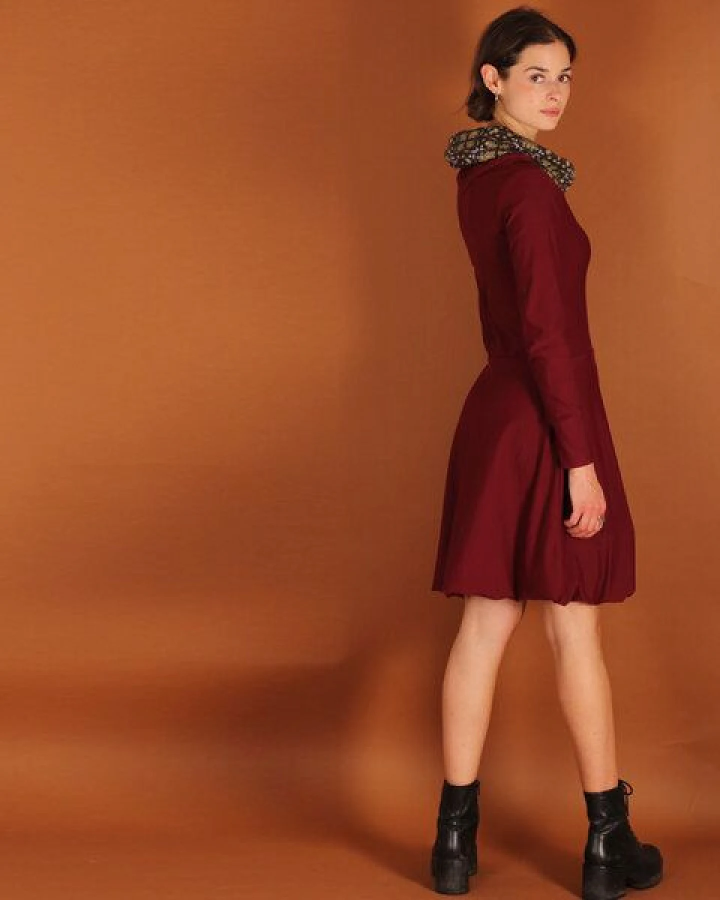 ManduTrap Ballonkleid aus Bio-Baumwolle kbA mit Kapuze/Hoodie – Ansicht 2