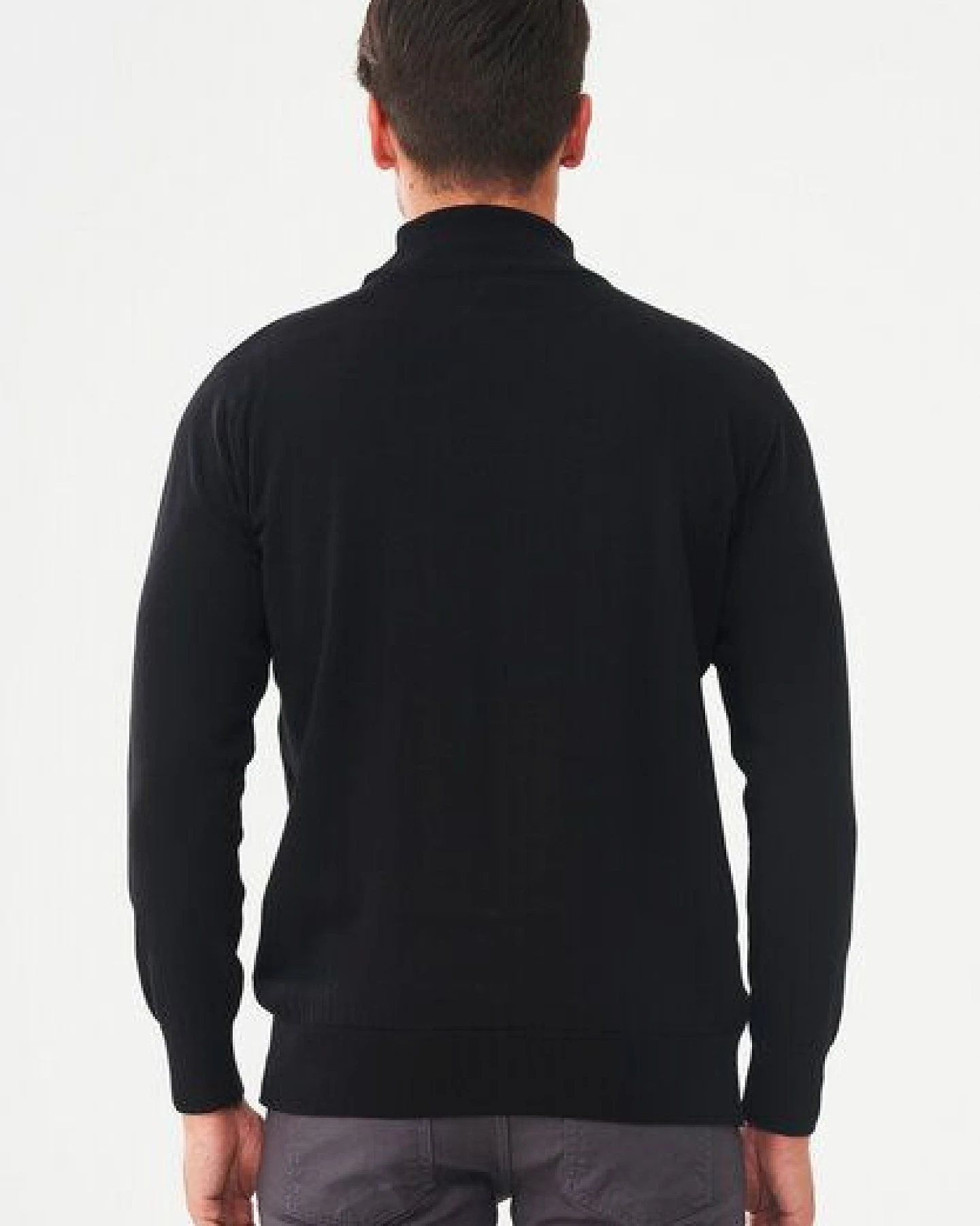 ORGANICATION Rollkragenpullover aus Bio-Baumwolle – Ansicht 4
