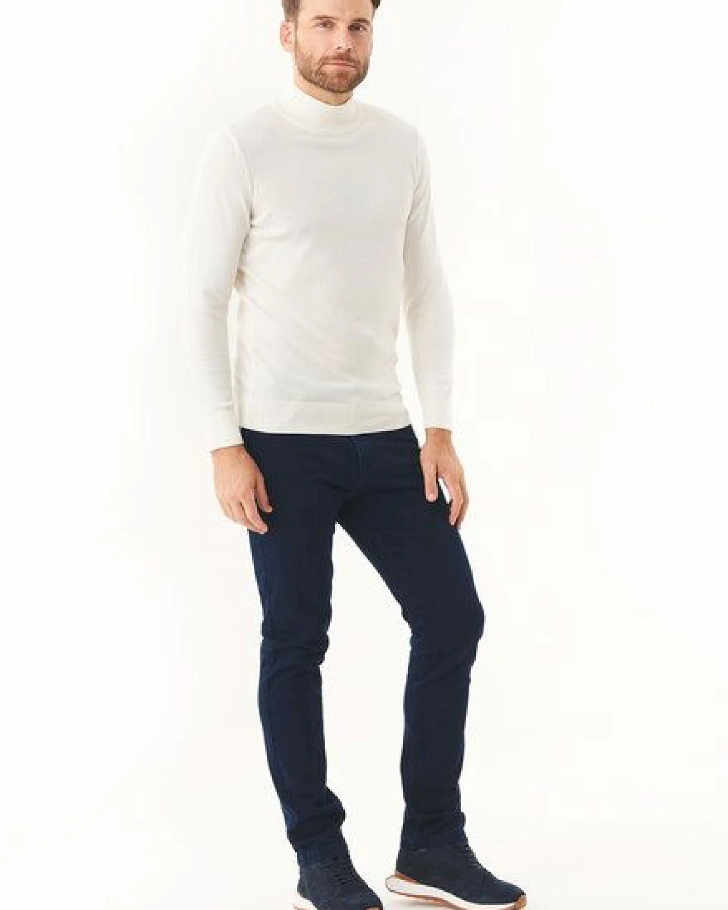 ORGANICATION Rollkragenpullover aus Bio-Baumwolle – Ansicht 2