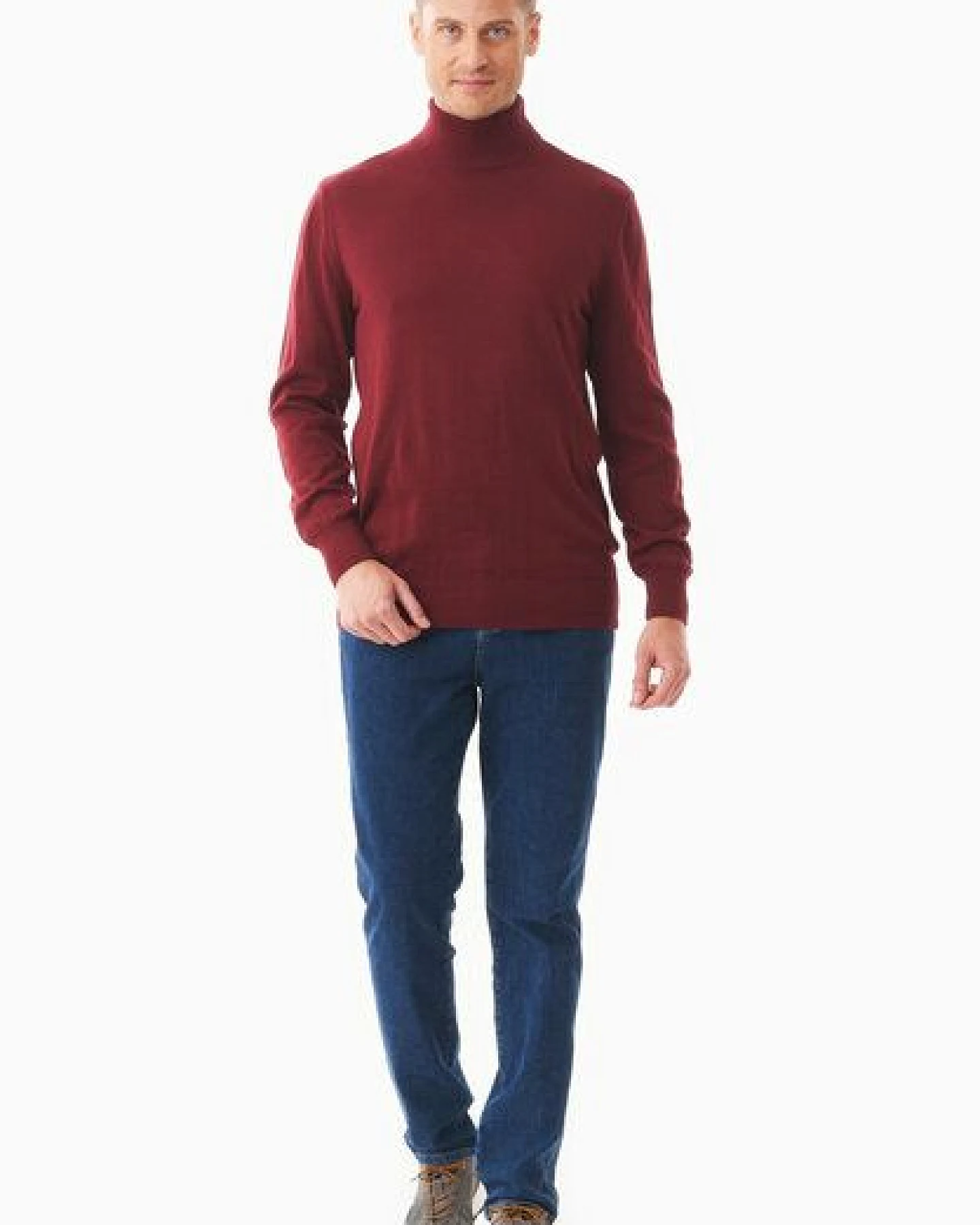 ORGANICATION Rollkragenpullover aus Bio-Baumwolle – Ansicht 2