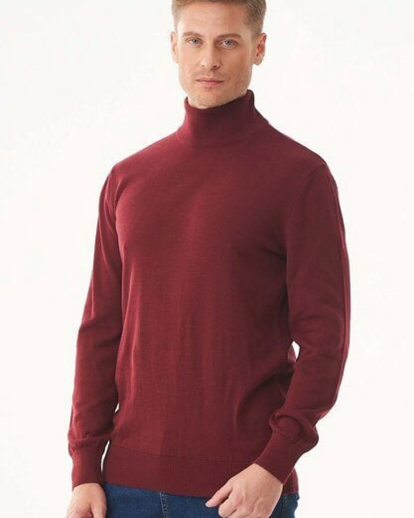 ORGANICATION Rollkragenpullover aus Bio-Baumwolle – Ansicht 4
