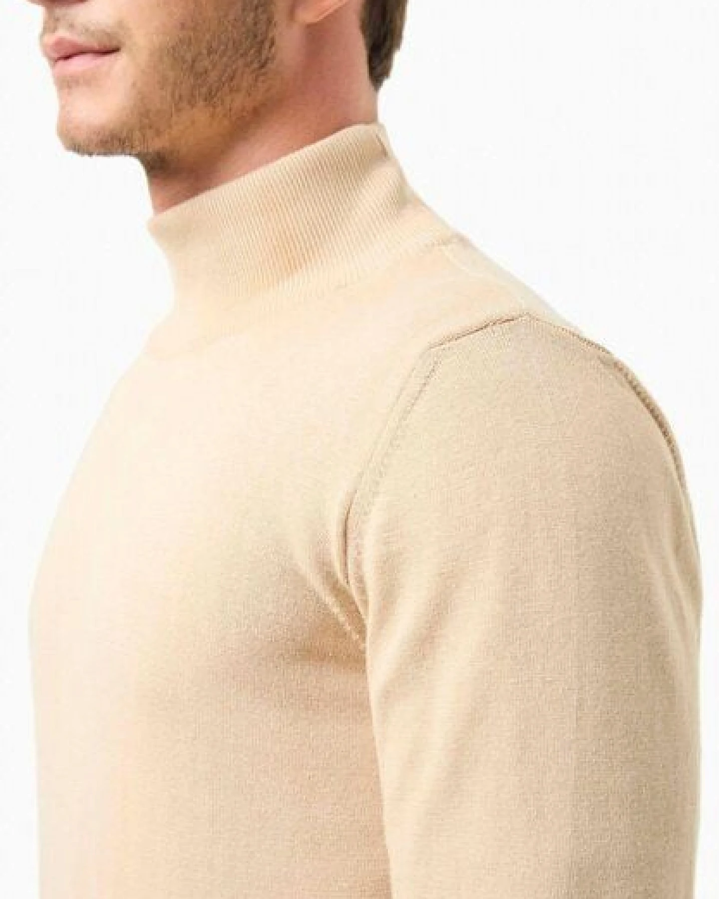 ORGANICATION Rollkragenpullover aus Bio-Baumwolle – Ansicht 4