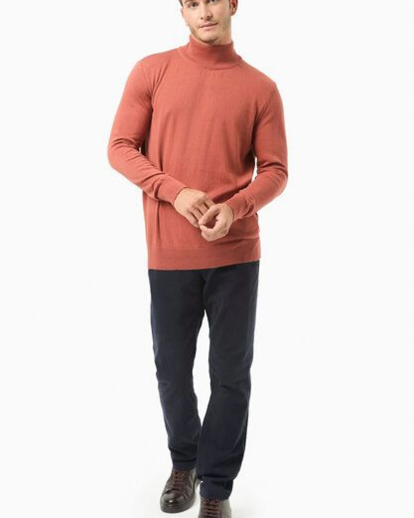 ORGANICATION Rollkragenpullover aus Bio-Baumwolle – Ansicht 2