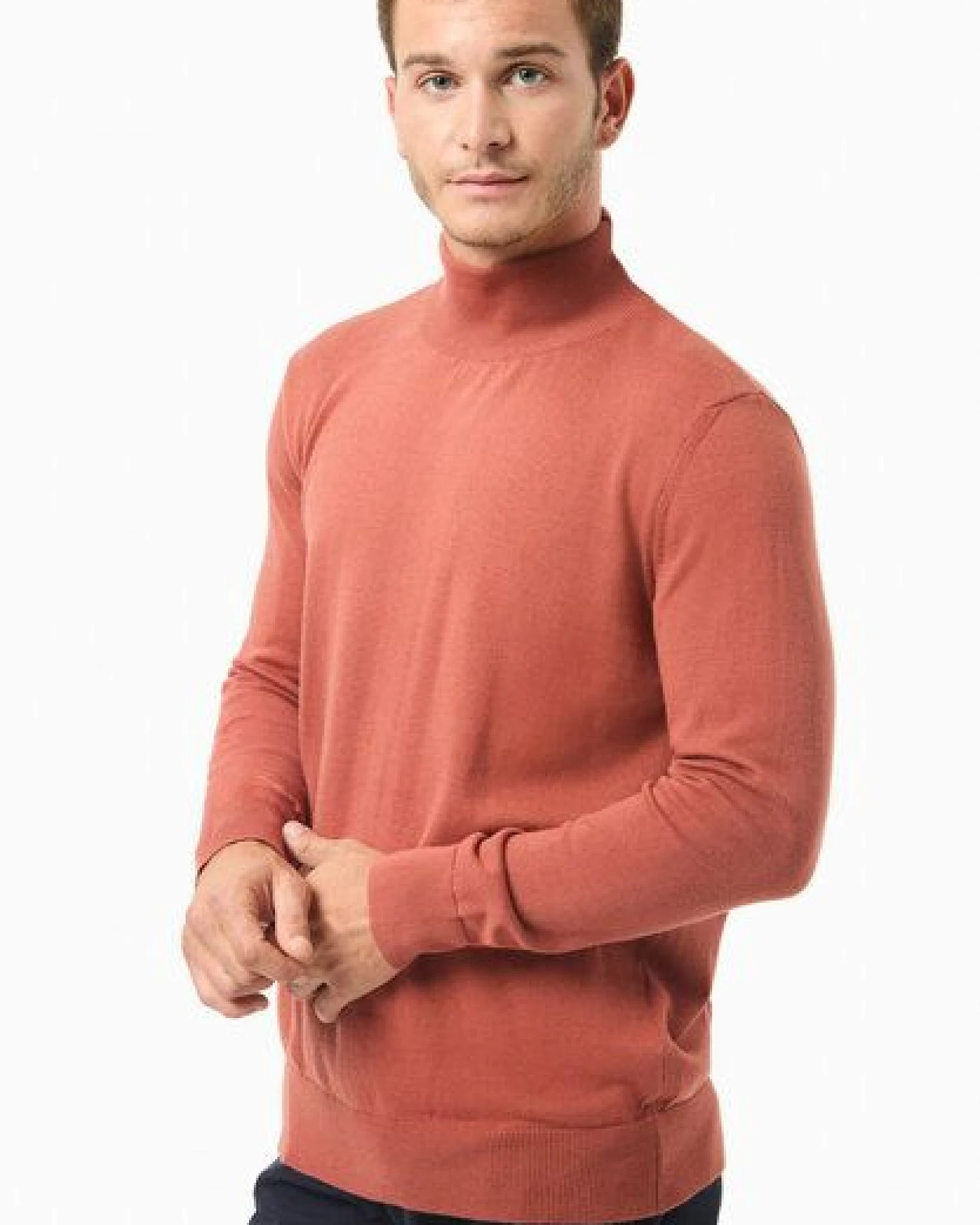 ORGANICATION Rollkragenpullover aus Bio-Baumwolle – Ansicht 3