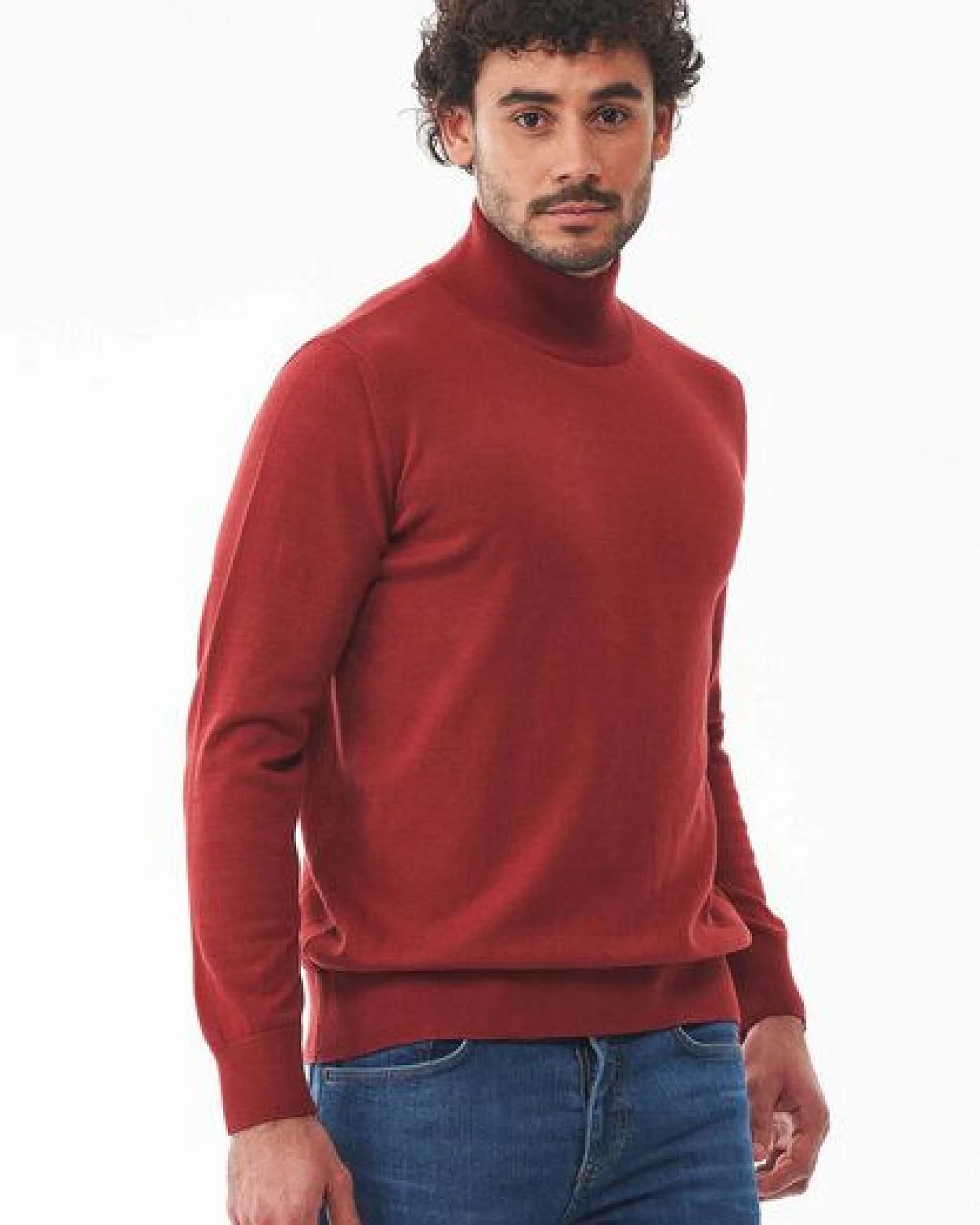 ORGANICATION Rollkragenpullover aus Bio-Baumwolle – Ansicht 3