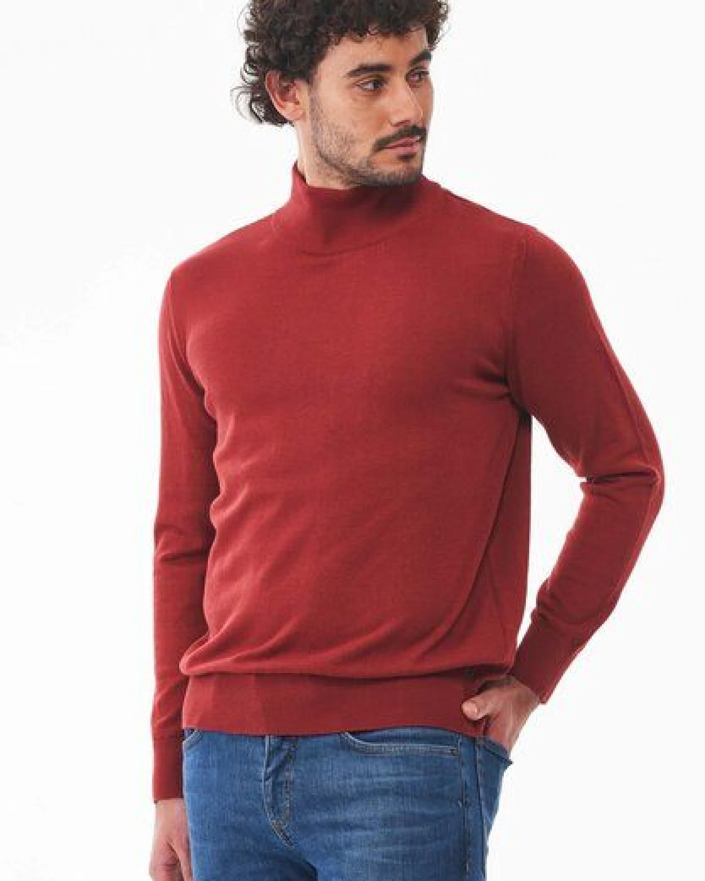 ORGANICATION Rollkragenpullover aus Bio-Baumwolle – Ansicht 4