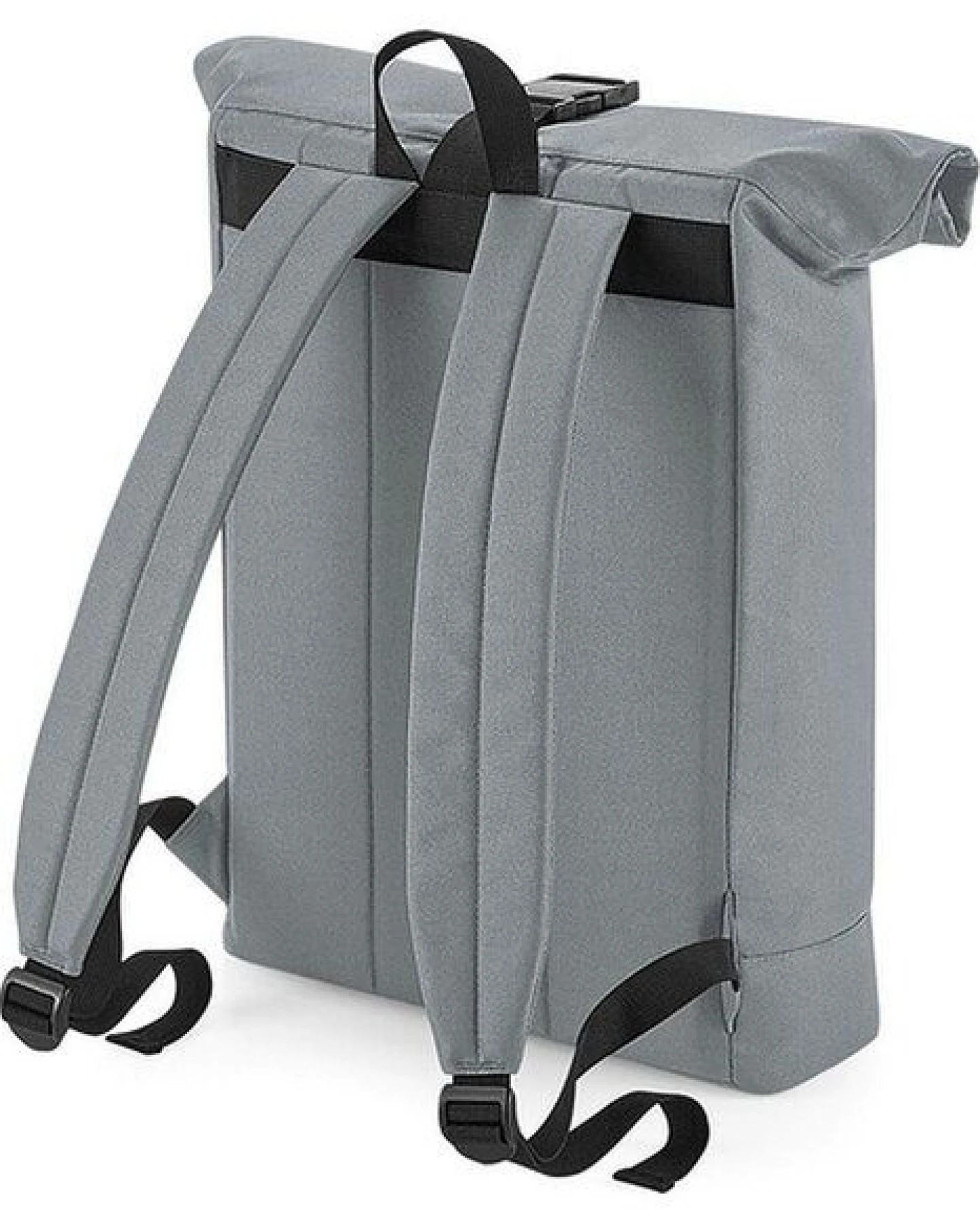 BagBase Kurierrucksack Recycelter Roll-Top Rucksack Backpack Rolltop Notebook Fach – Ansicht 3