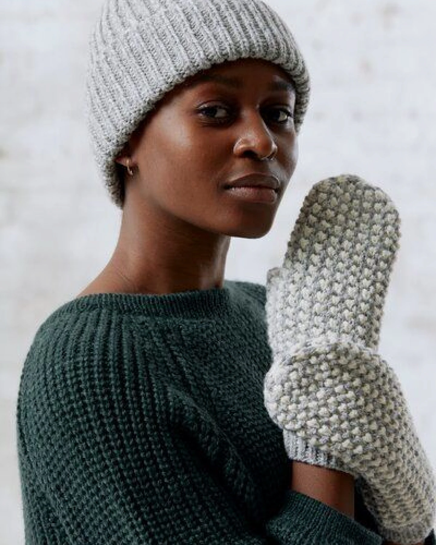 Jyoti - Fair Works Baby-Alpaka Fäustling Handschuhe Casma – Ansicht 3