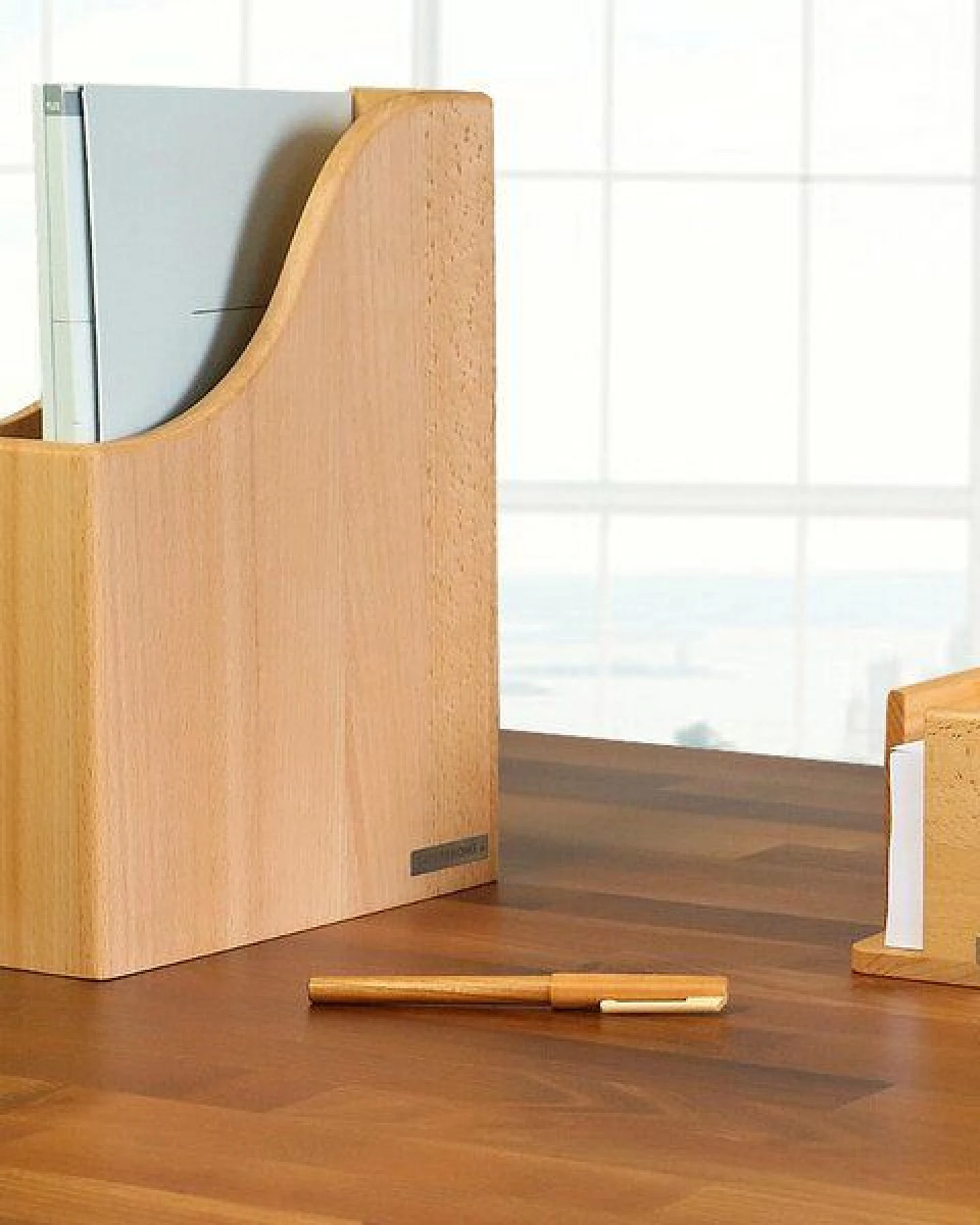 NATUREHOME Stehsammler Holz Buche CLASSIC A4 – Ansicht 2