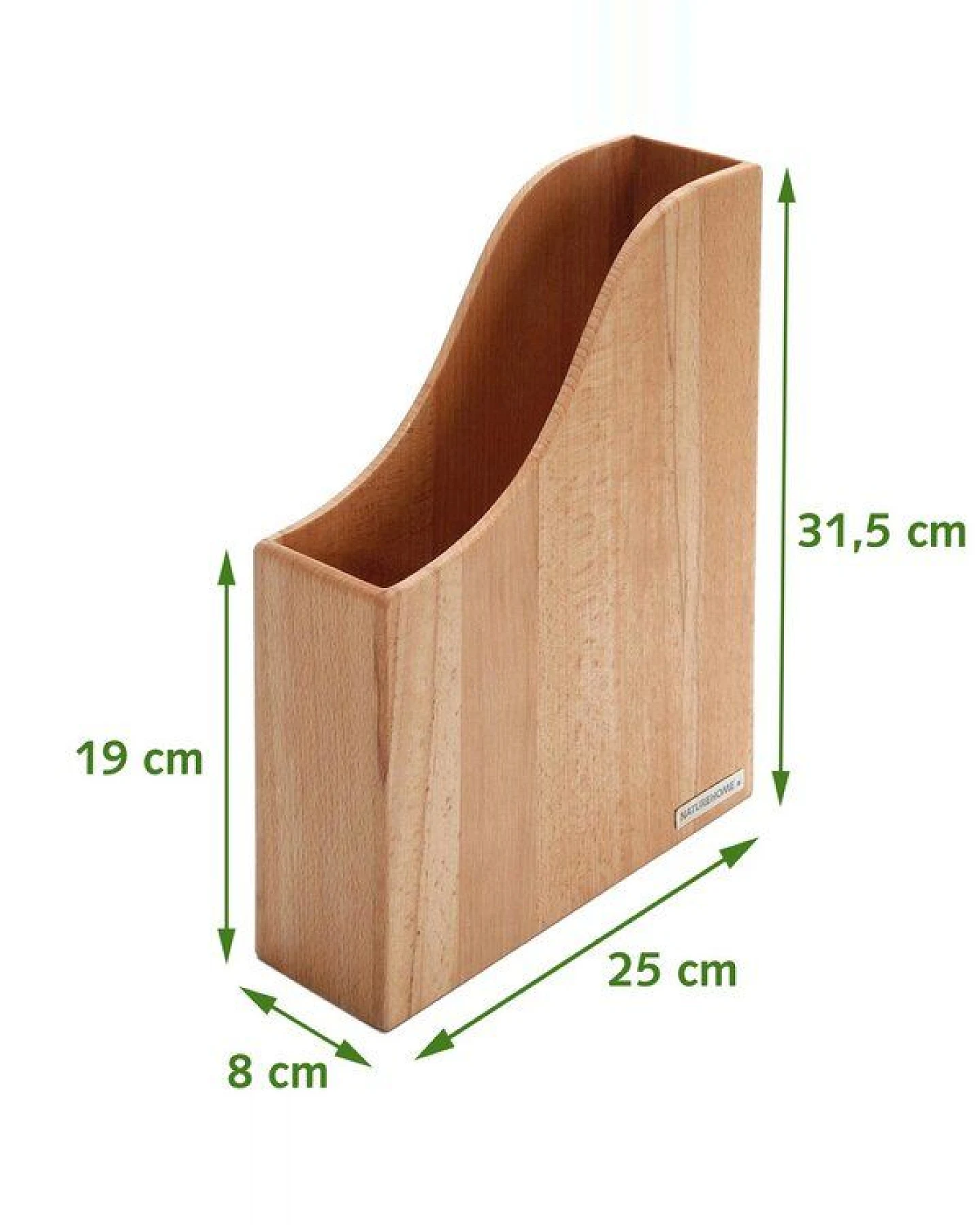 NATUREHOME Stehsammler Holz Buche CLASSIC A4 – Ansicht 3