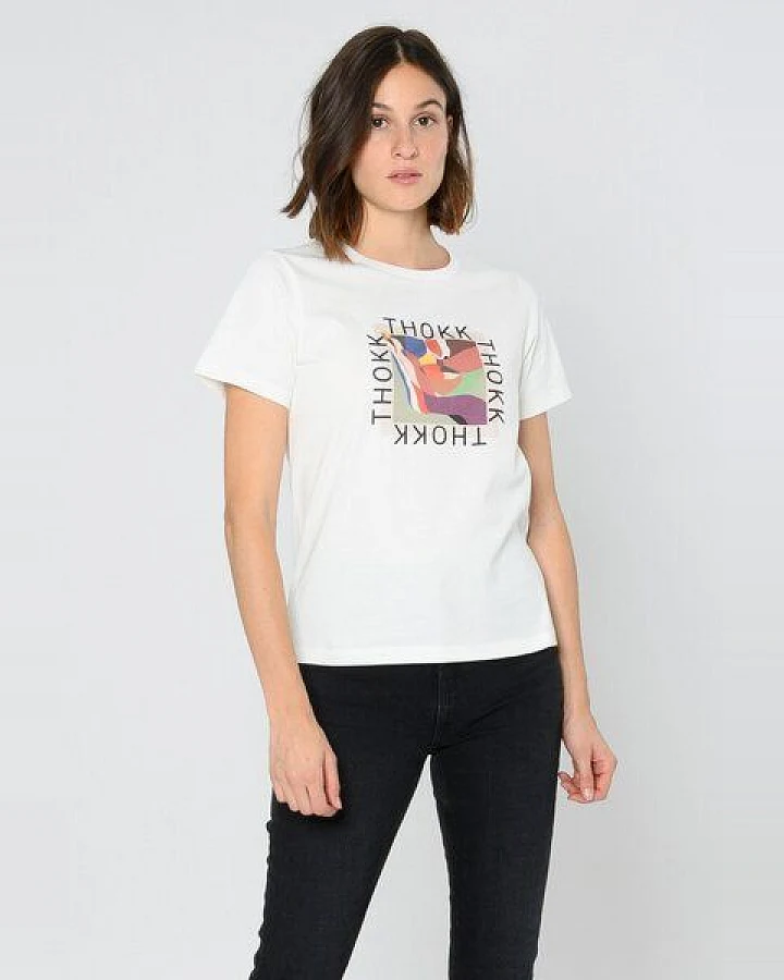 ThokkThokk Damen T-Shirt TT85 FACE aus Biobaumwolle