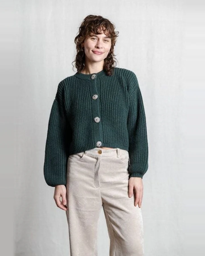 Jyoti - Fair Works Baby-Alpaka Strickcardigan Betana